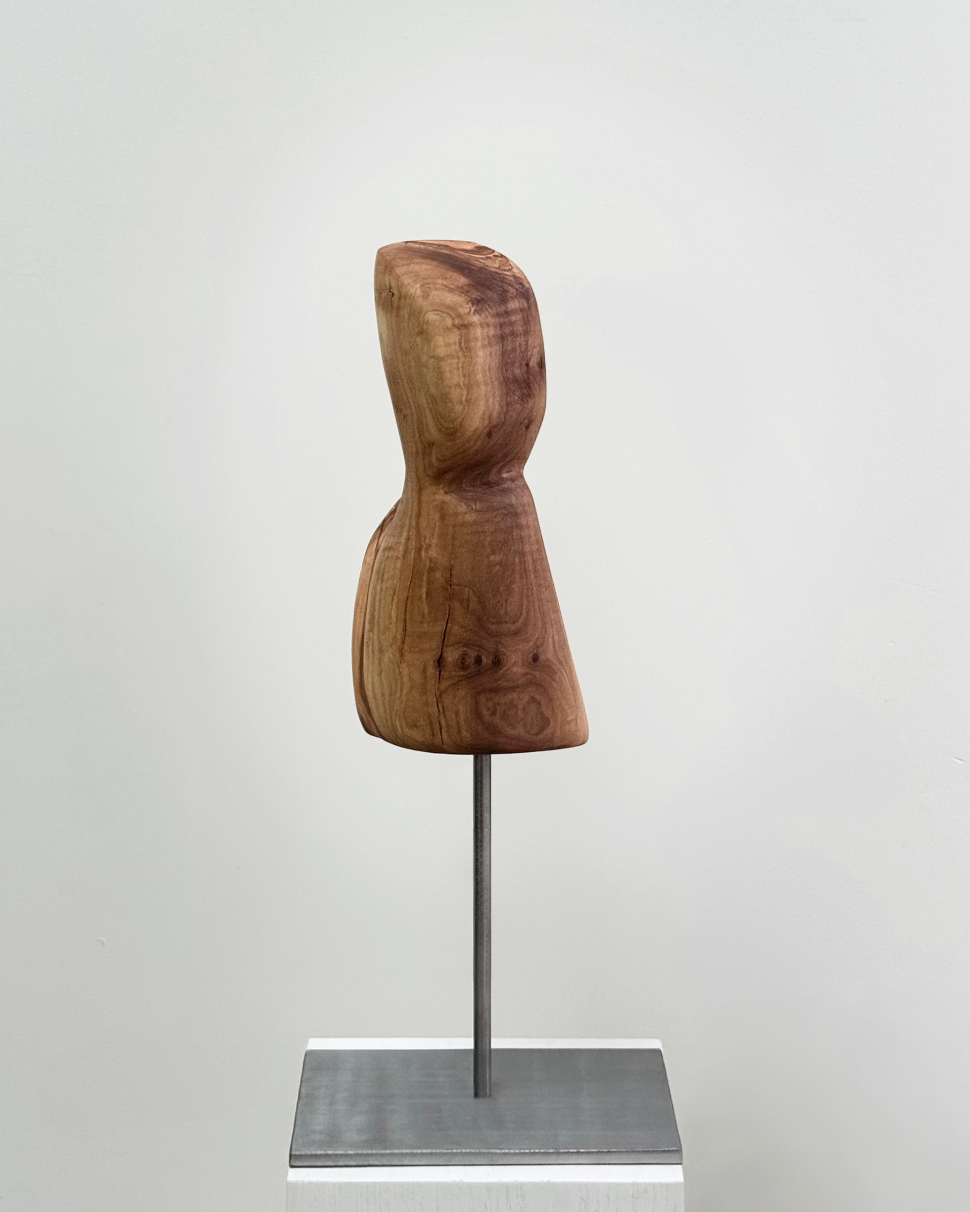 Stratum, 2025, olive wood by Kendall Conrad — alternate view.