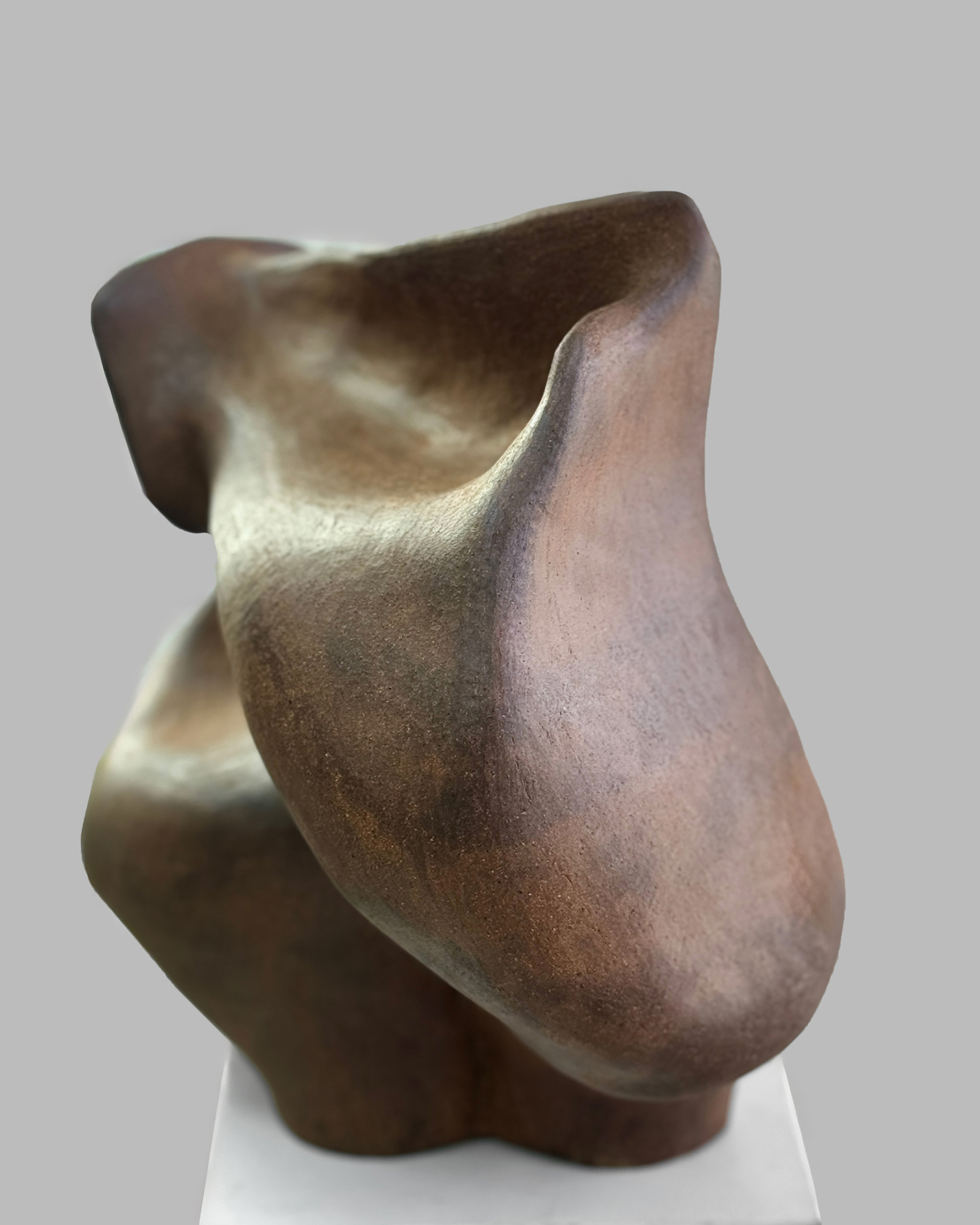 Saddle, 2026, terracotta stoneware by Kendall Conrad — alternate view.