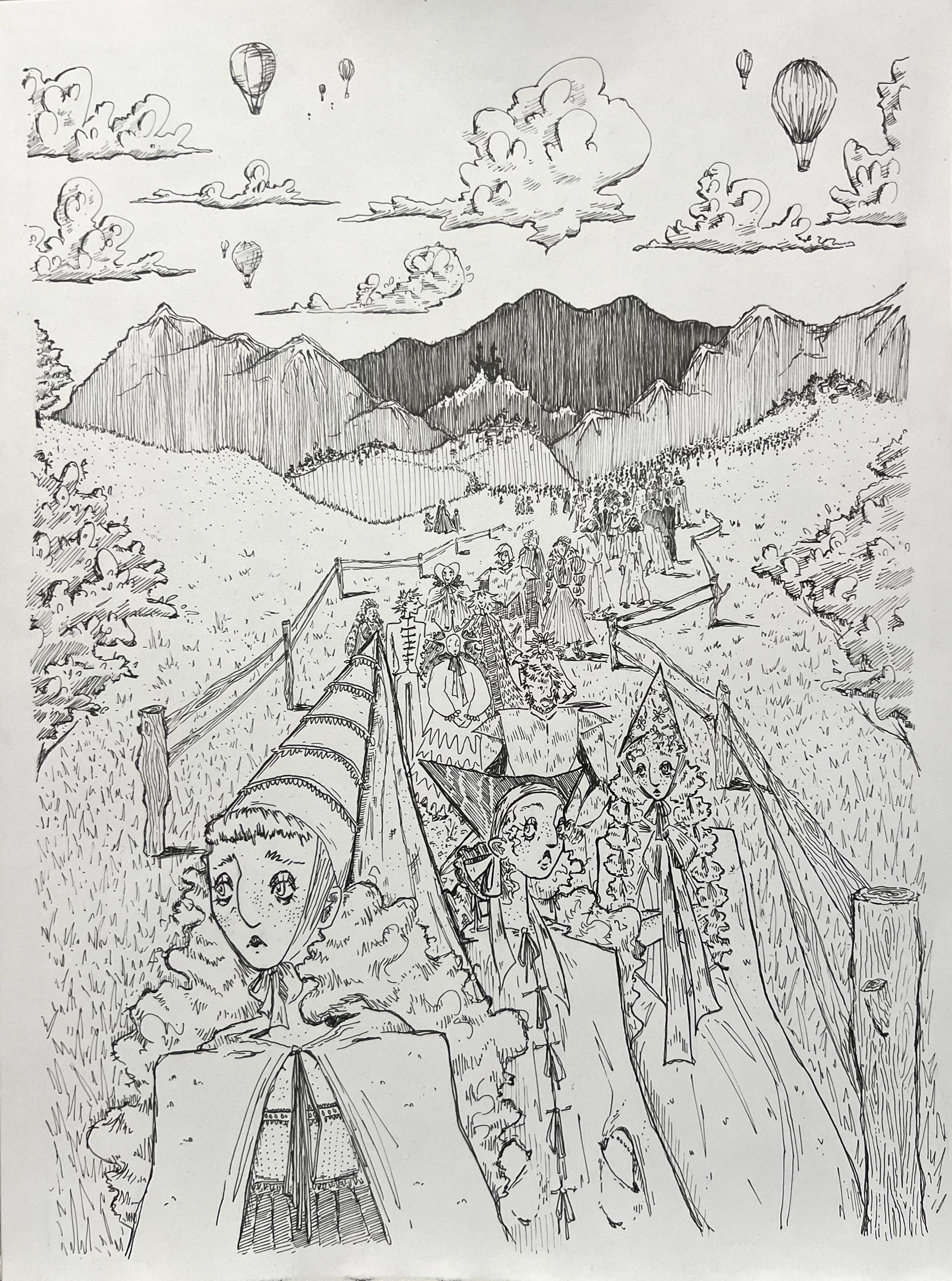 ink on paper, 2026