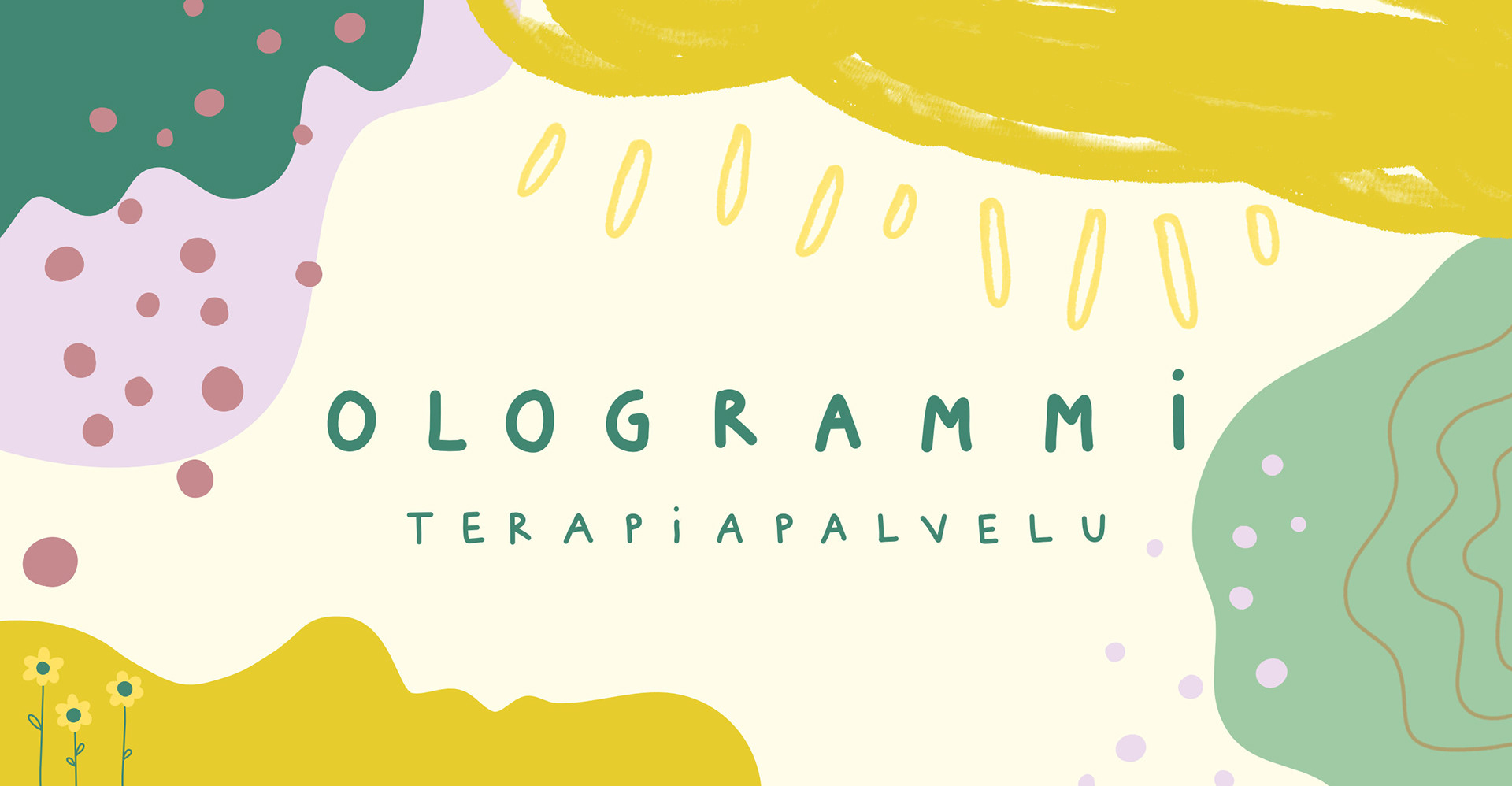 Terapiapalvelu Ologrammin nettisivujen kuvitus