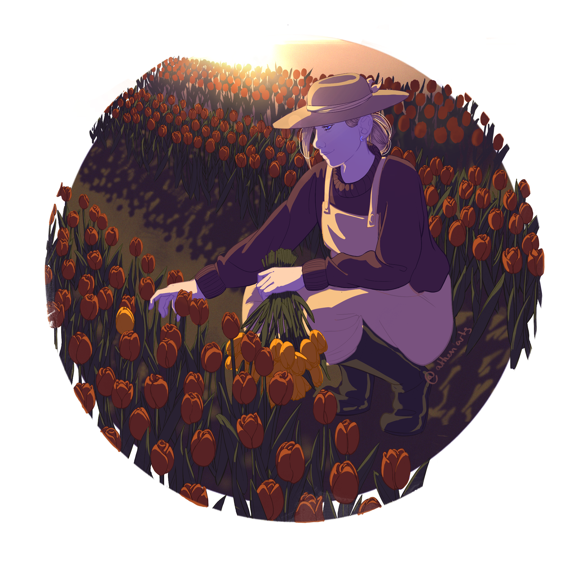 A very special bouquet (Ino, from manga "Naruto")