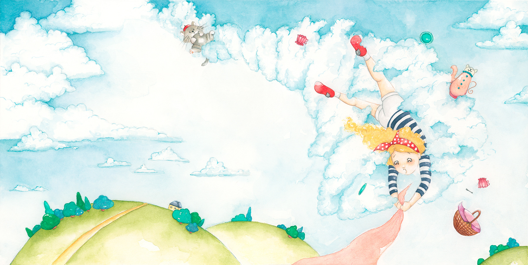 Assignment for Red Paper Kite - Illustrate in your own style a page from the book Snoozette