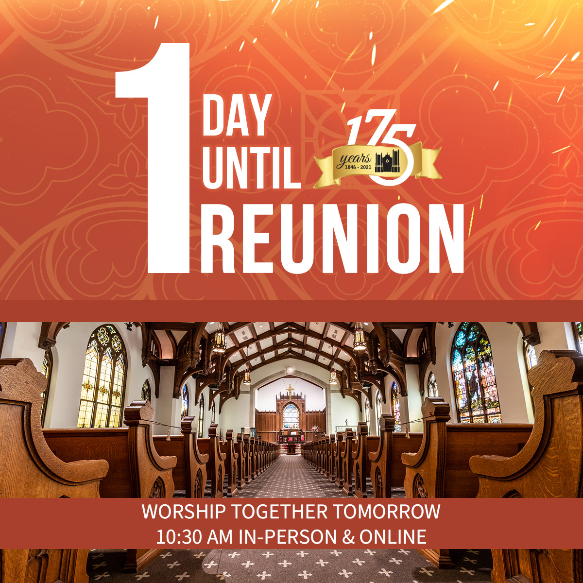 Red/Fire Pentecost Variation Social Countdown