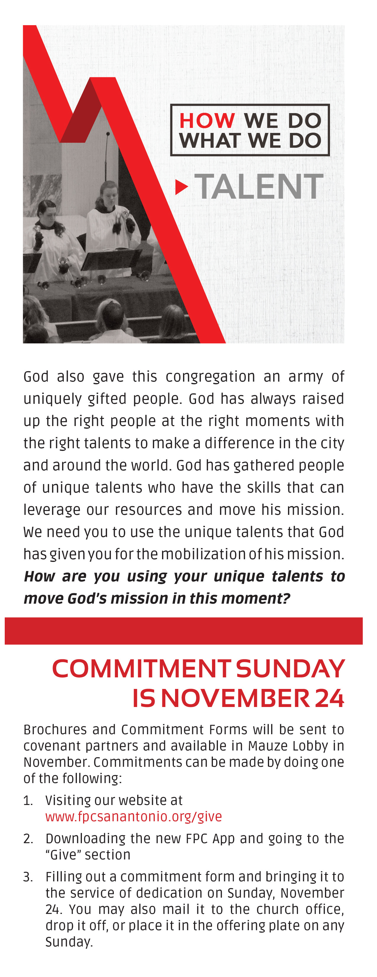 bulletin insert
