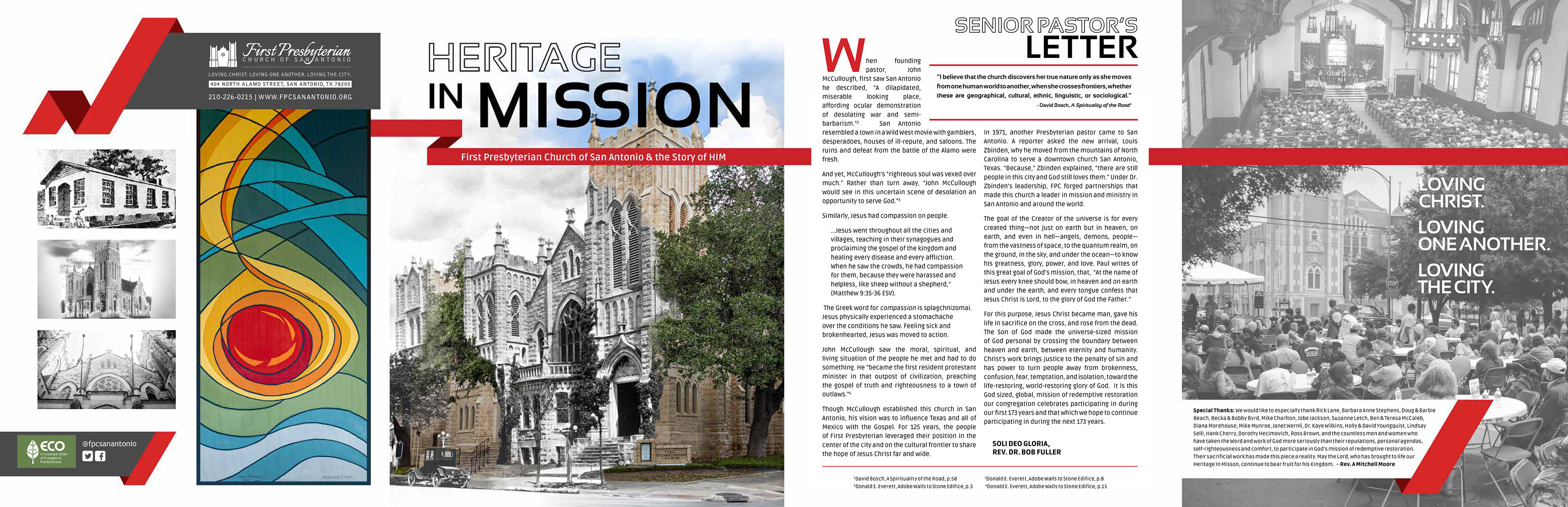 Exterior cover (order: back of magazine, front of magazine, next 2 pages act as a tri-fold with the cover)