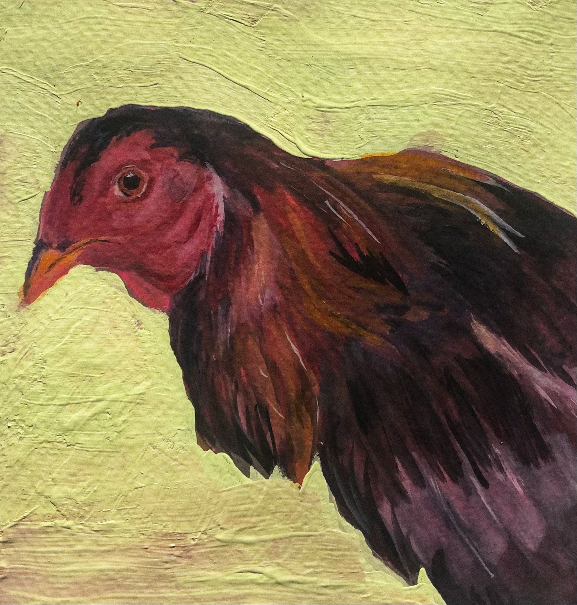 El Gallo Gouache study