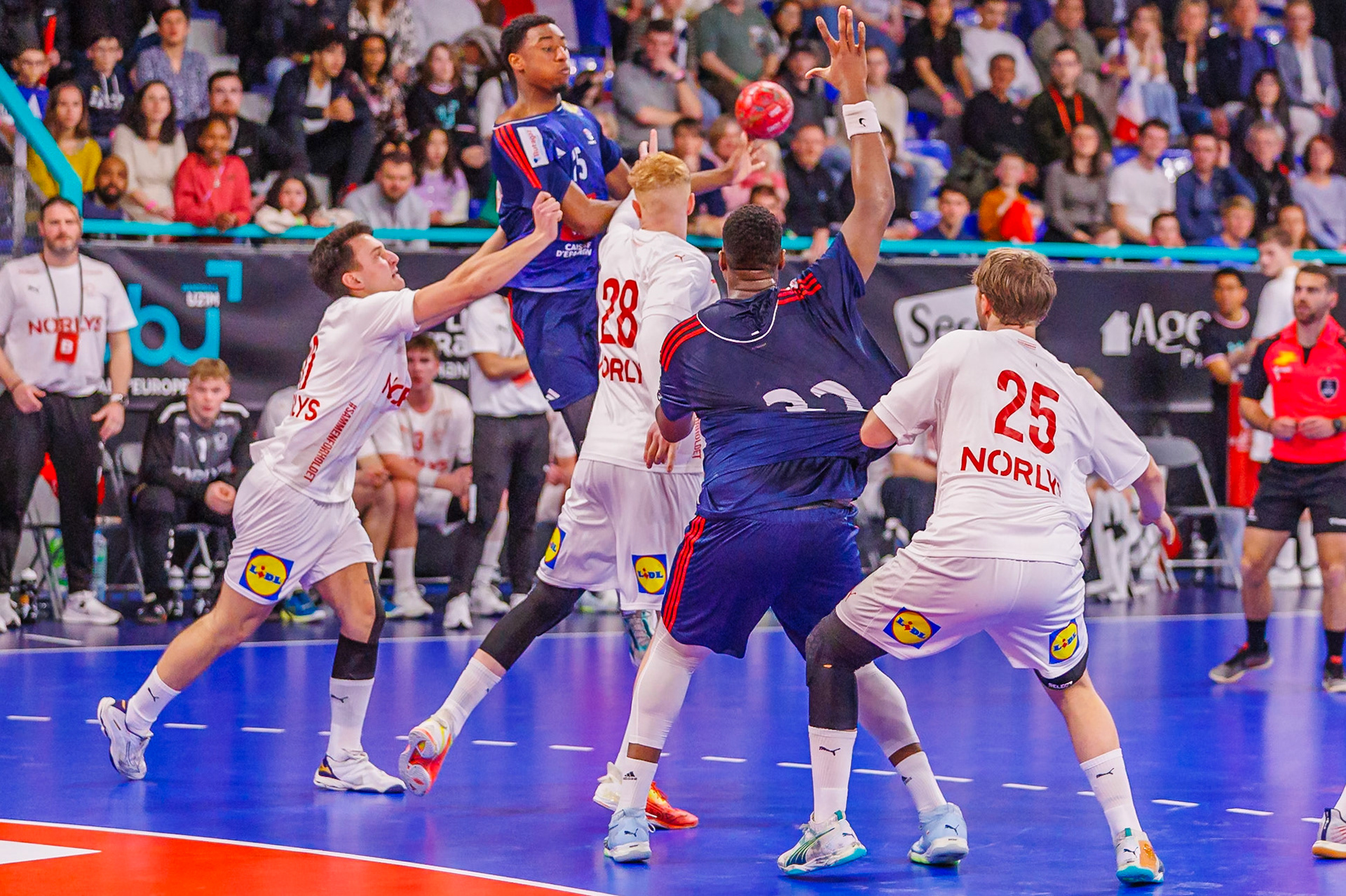 Tiby handball, France VS Danemark 88