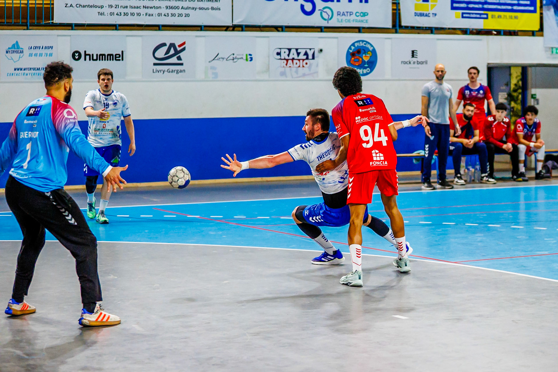 HBC Livry-Gargan VS Bruges 33 handball 19