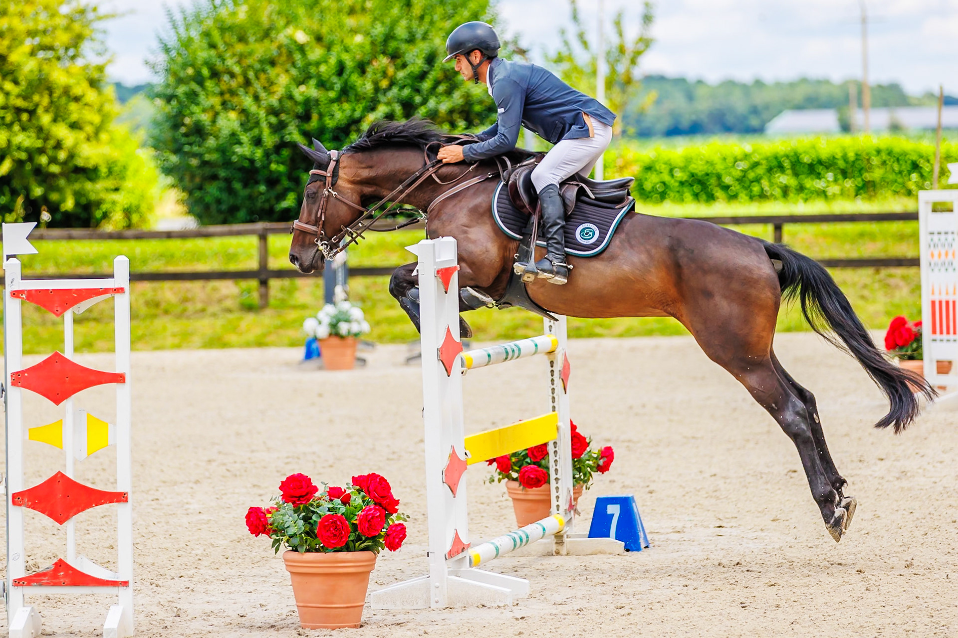 13 juillet 2024 / Haras de Liverdy-en-Brie / Seine-et-Marne / Saut d'obstacles Pro 3 Grand Prix (1.25 m)