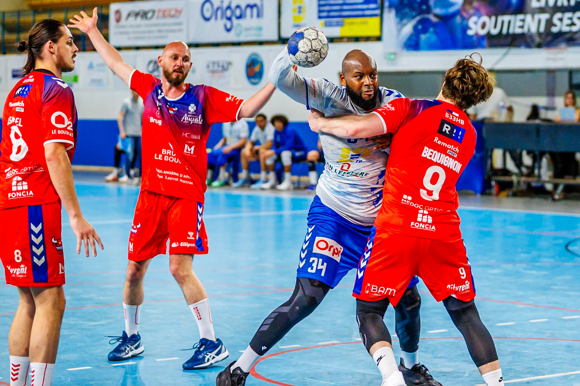 HBC Livry-Gargan VS Bruges 33 handball 40