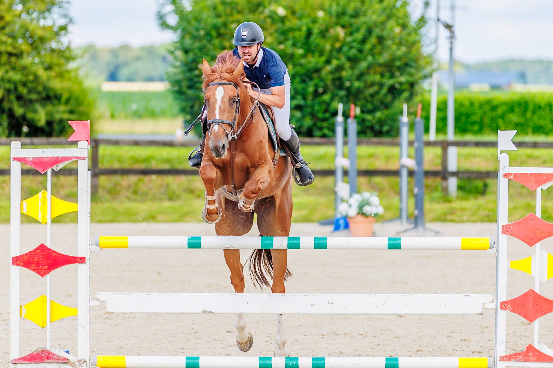13 juillet 2024 / Haras de Liverdy-en-Brie / Seine-et-Marne / Saut d'obstacles Amateur 1  Grand Prix (1.20 m)
