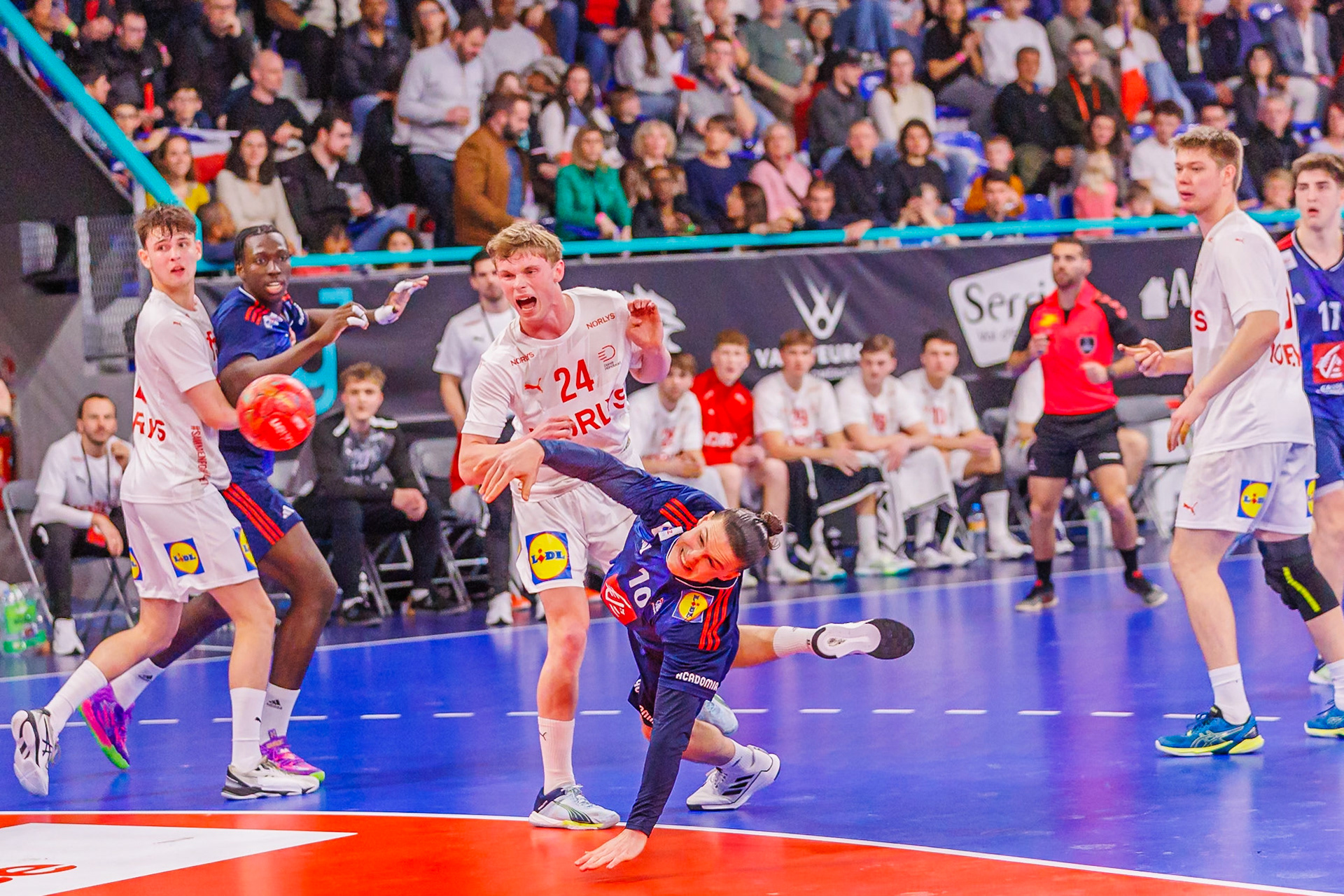 Tiby handball, France VS Danemark 82