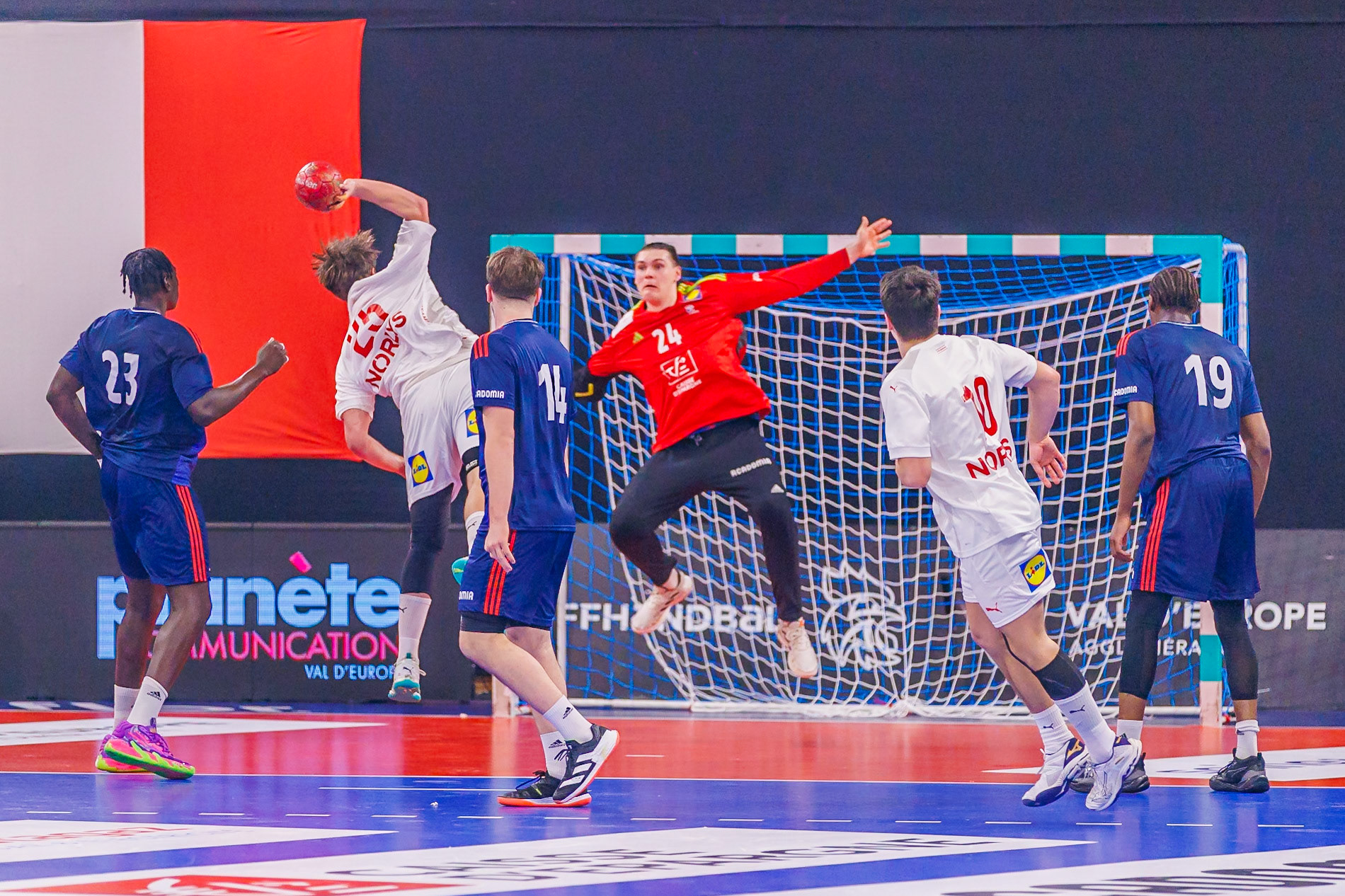 Tiby handball, France VS Danemark 100