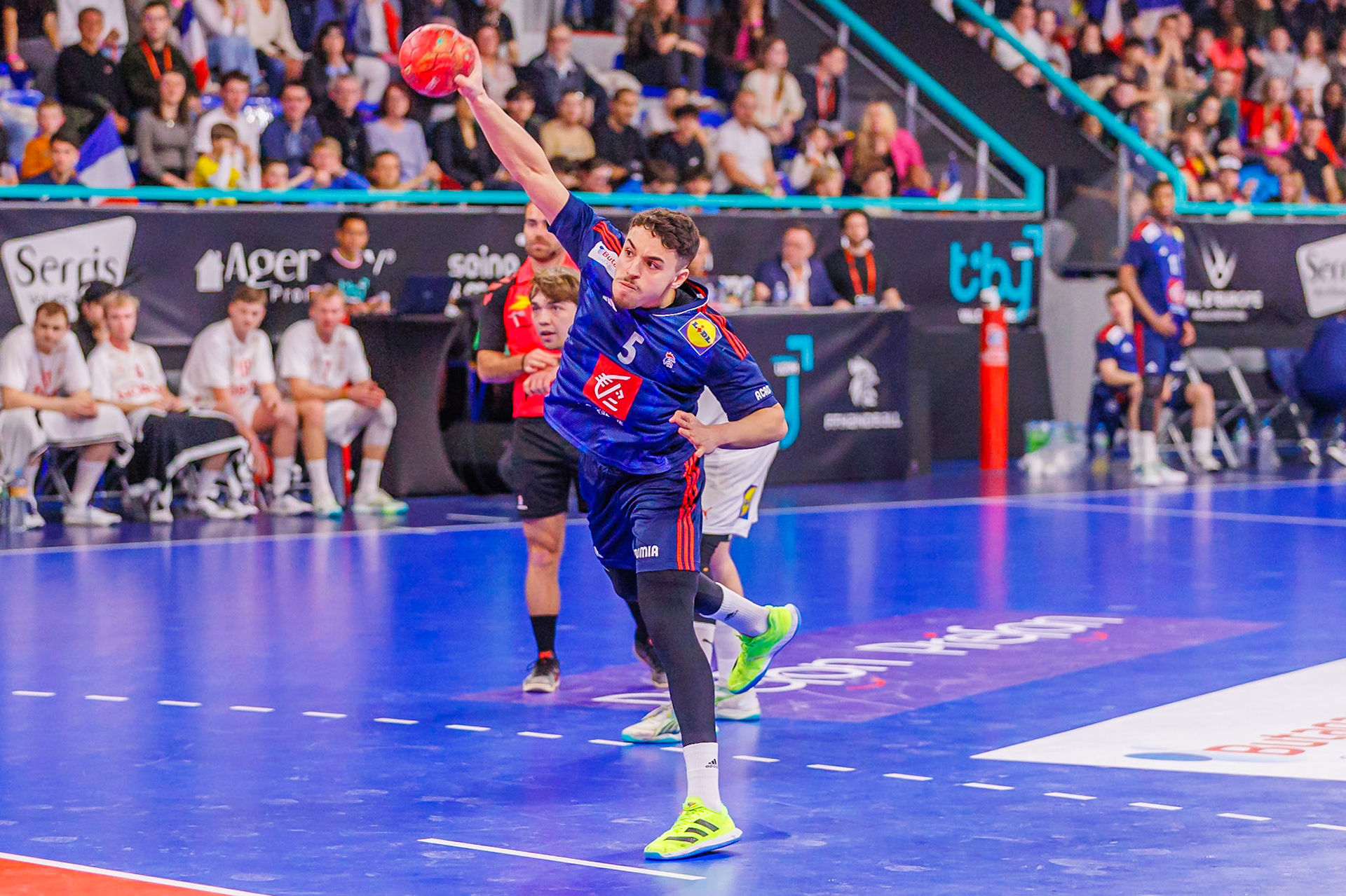 Tiby handball, France VS Danemark 94