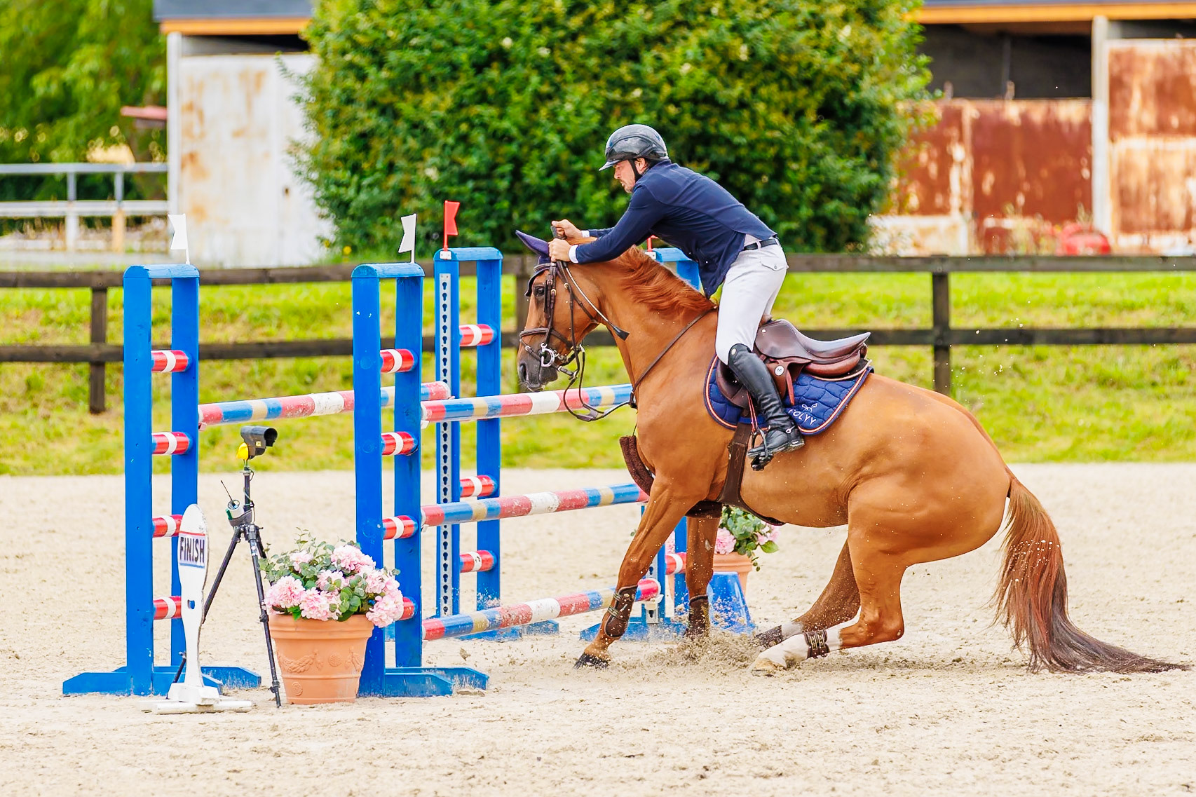 13 juillet 2024 / Haras de Liverdy-en-Brie / Seine-et-Marne / Saut d'obstacles Pro 3 Grand Prix (1.25 m)