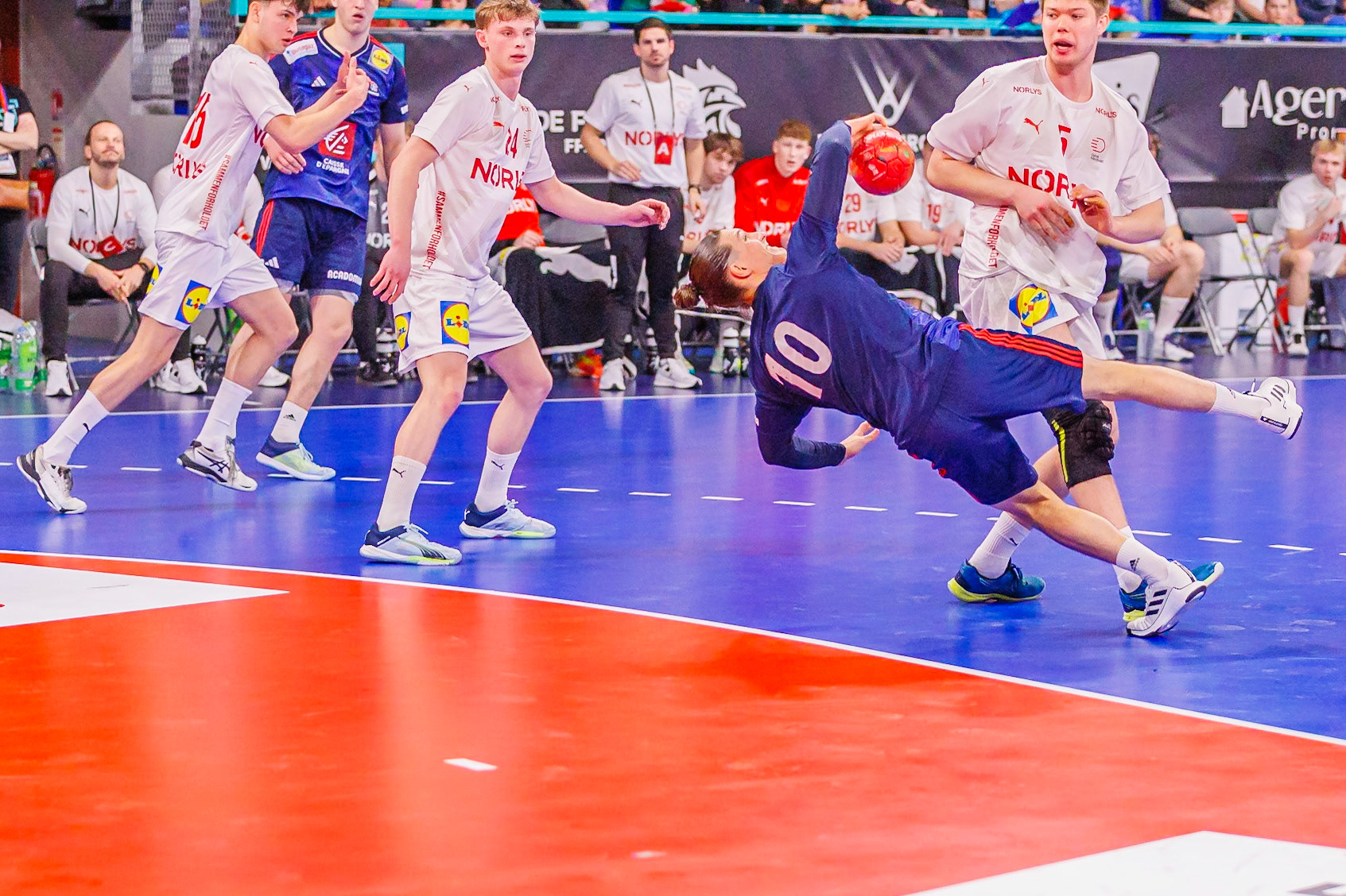 Tiby handball, France VS Danemark 78