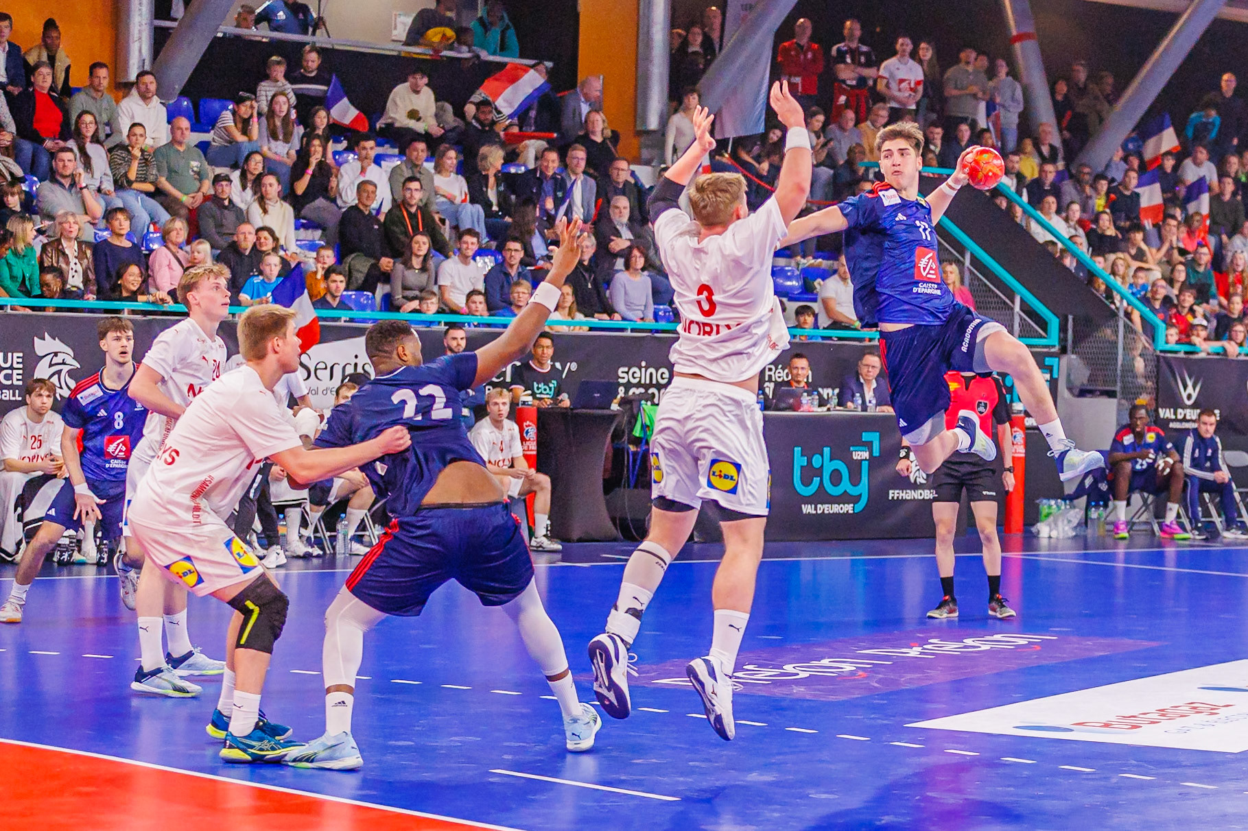 Tiby handball, France VS Danemark 72