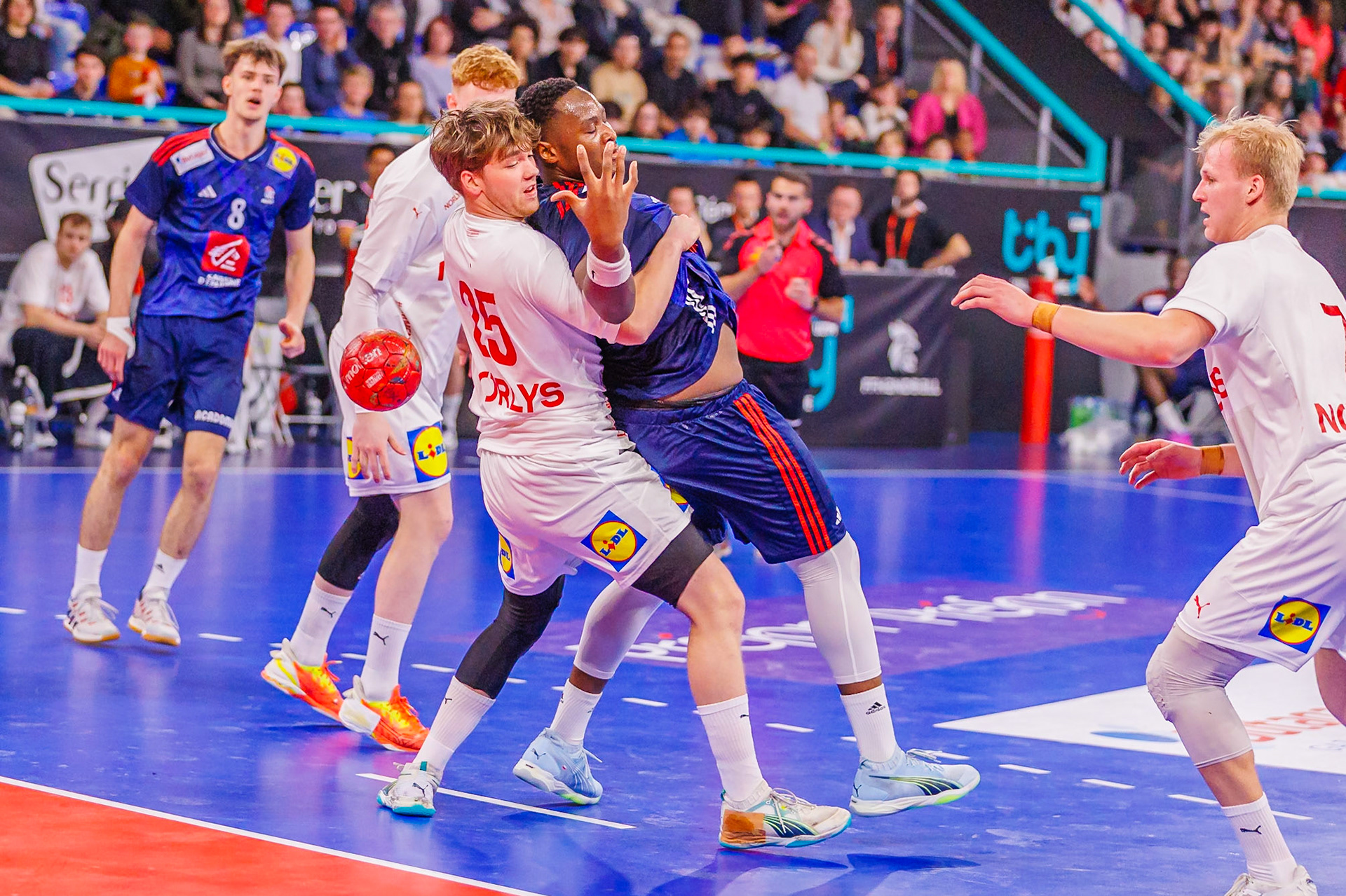 Tiby handball, France VS Danemark 89
