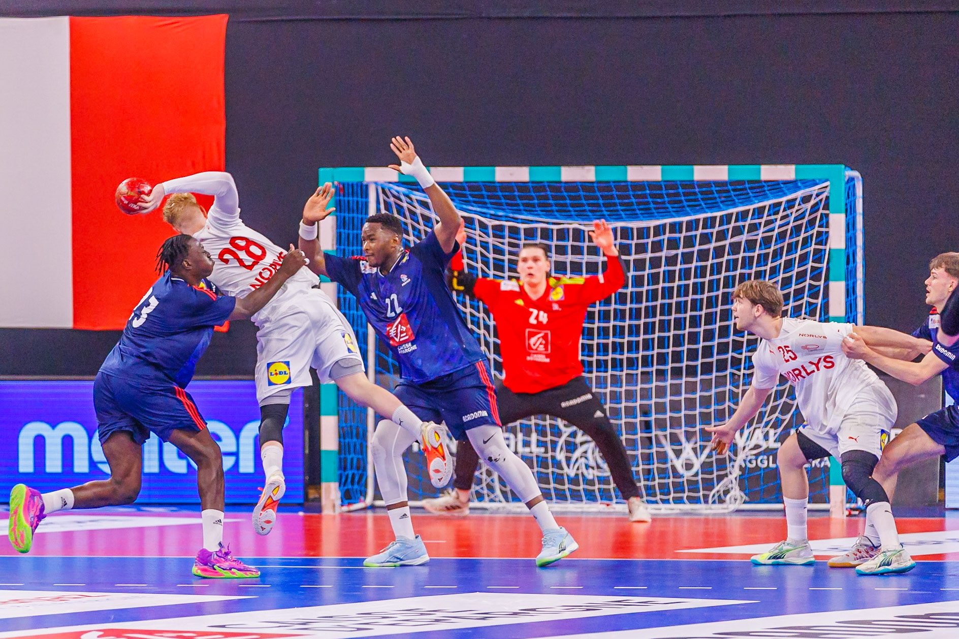 Tiby handball, France VS Danemark 87
