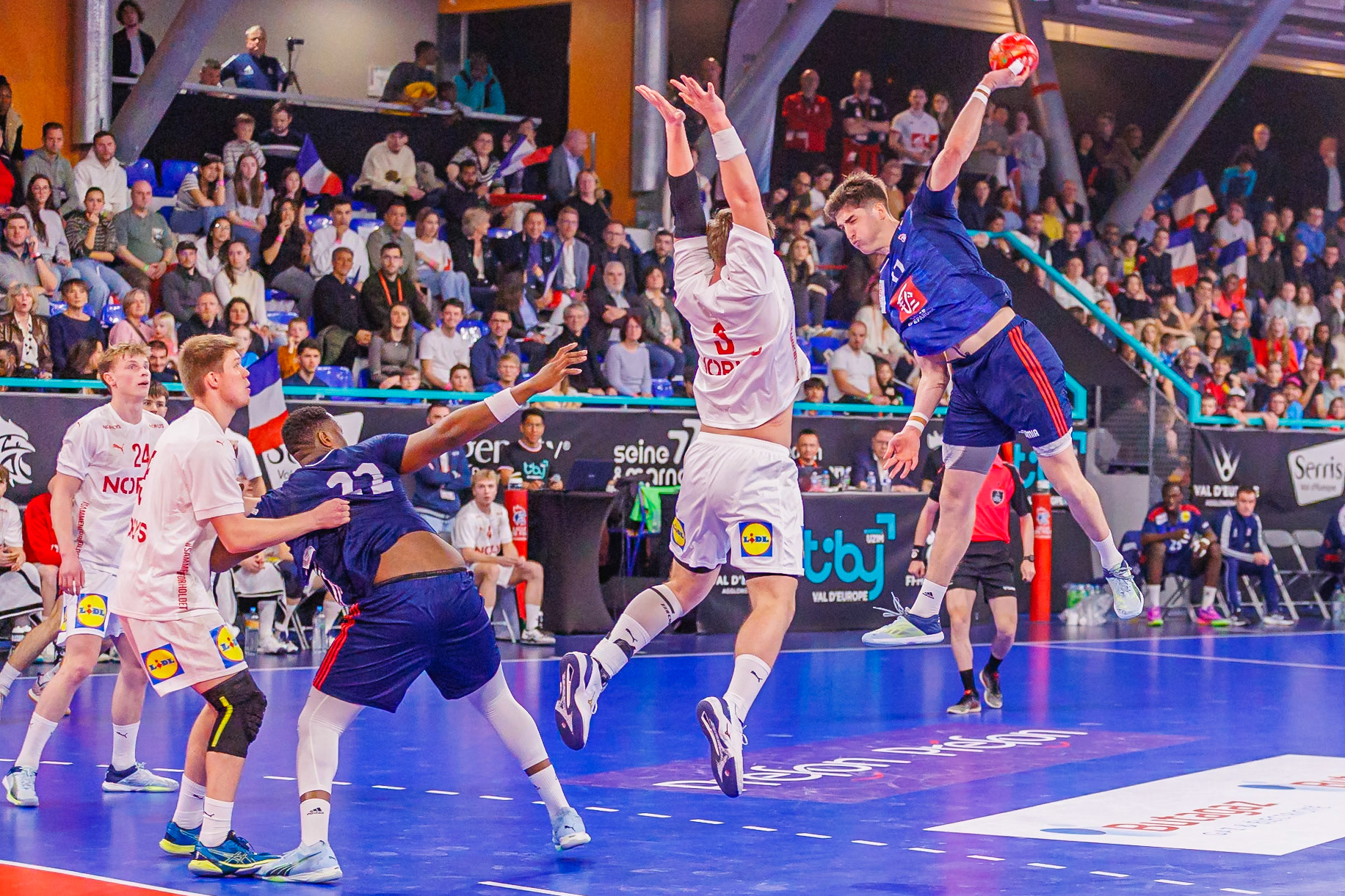 Tiby handball, France VS Danemark 73