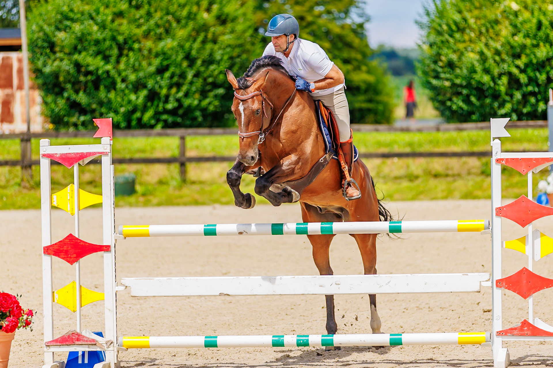 13 juillet 2024 / Haras de Liverdy-en-Brie / Seine-et-Marne / Saut d'obstacles Amateur 1  Grand Prix (1.20 m)