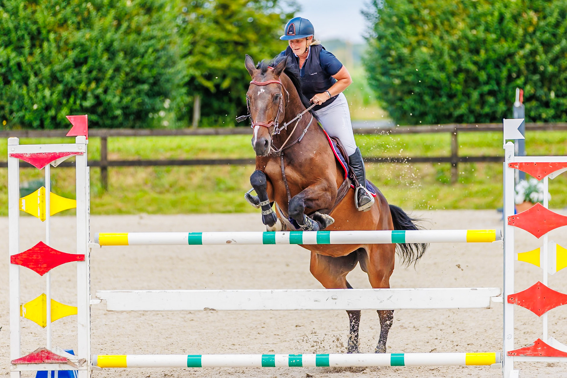 13 juillet 2024 / Haras de Liverdy-en-Brie / Seine-et-Marne / Saut d'obstacles Amateur 1  Grand Prix (1.20 m)