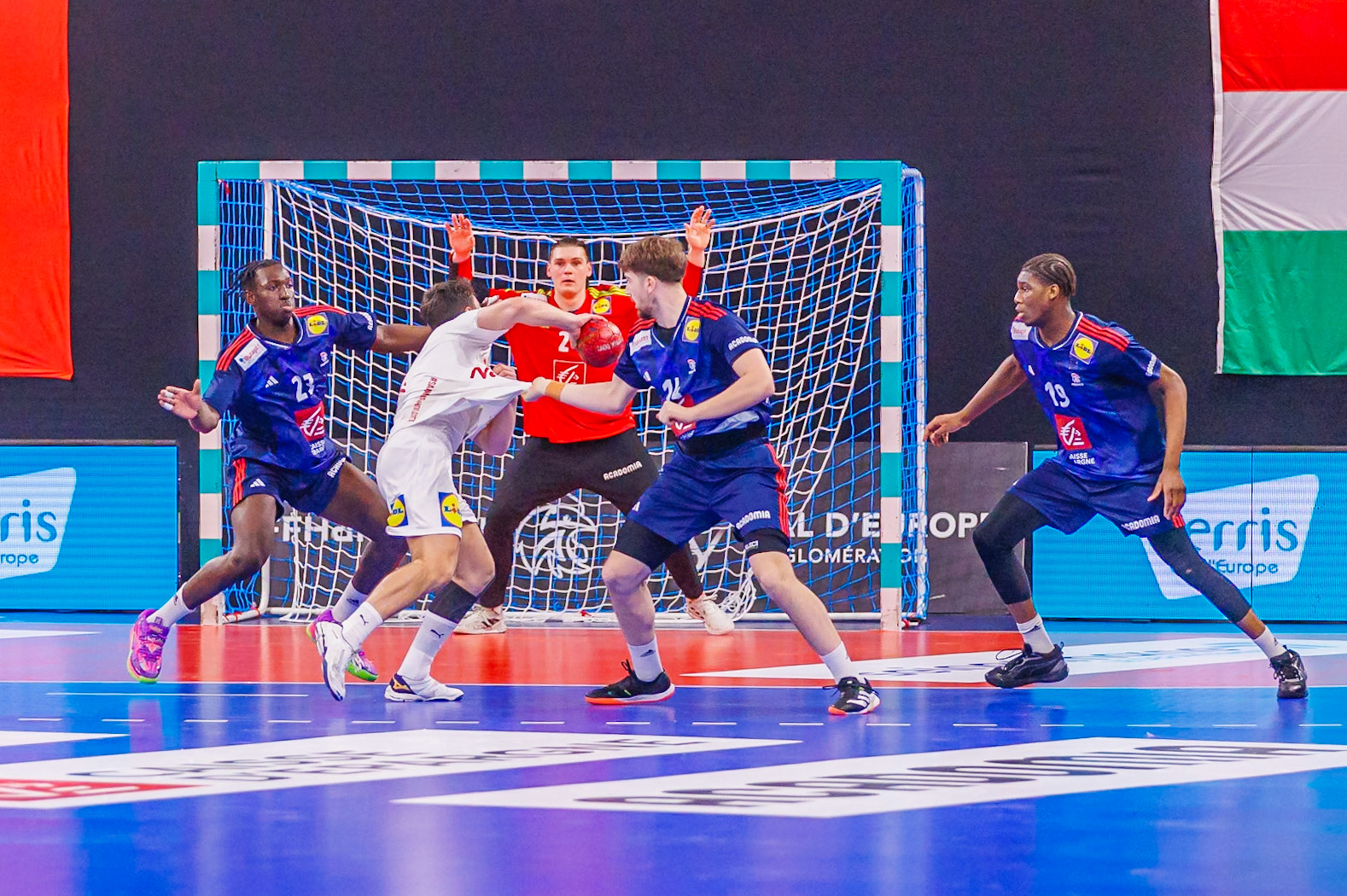 Tiby handball, France VS Danemark 97