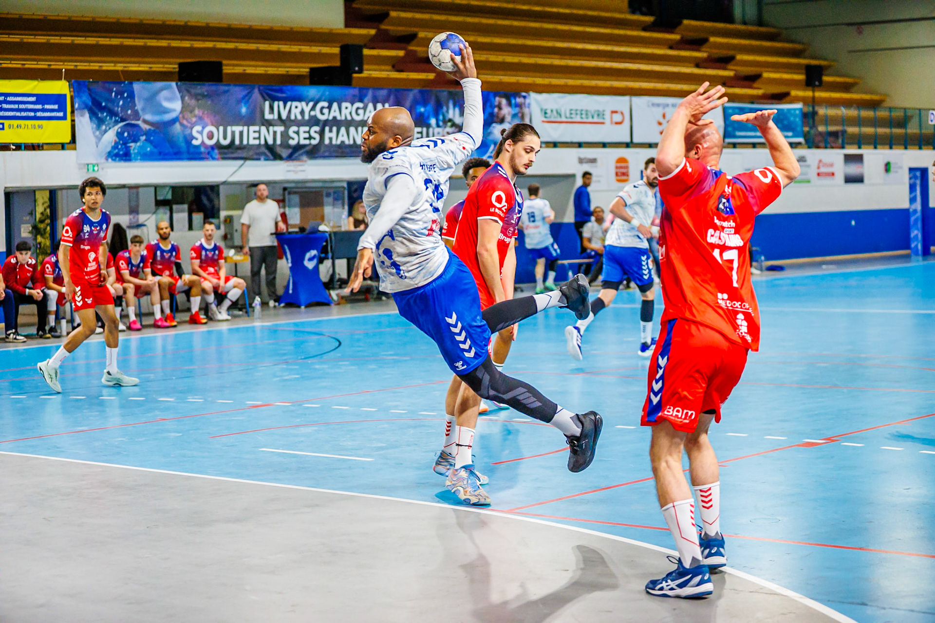 HBC Livry-Gargan VS Bruges 33 handball 08
