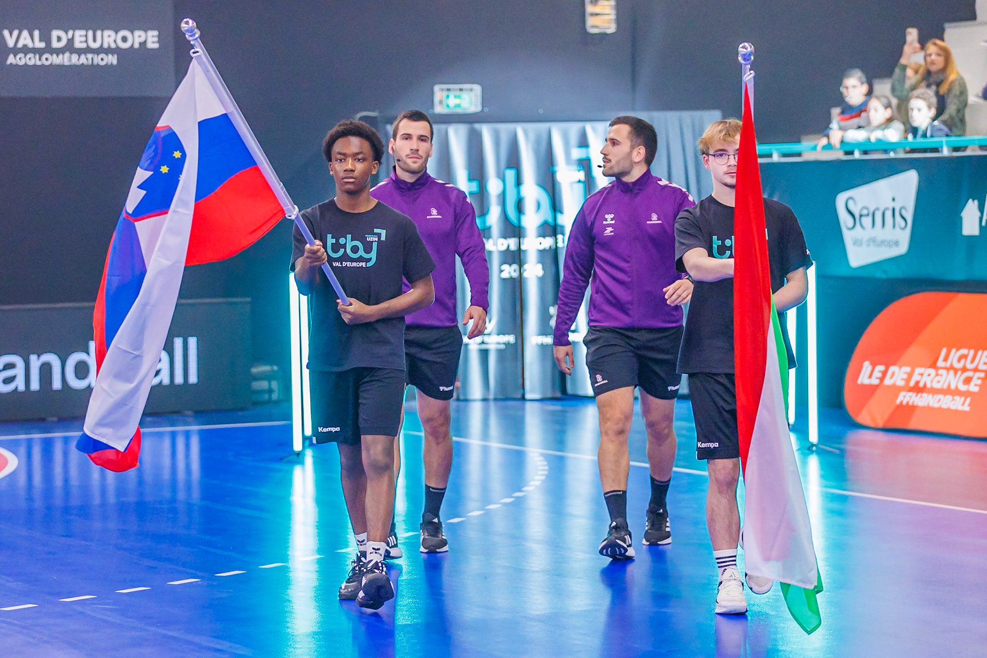 Tiby handball, Slovénie VS Hongrie 01