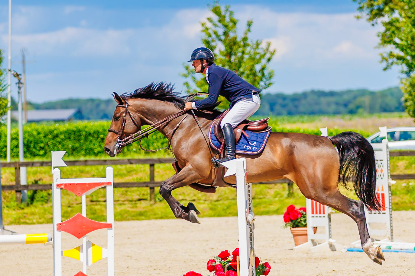 13 juillet 2024 / Haras de Liverdy-en-Brie / Seine-et-Marne / Saut d'obstacles Amateur 1  Grand Prix (1.20 m)