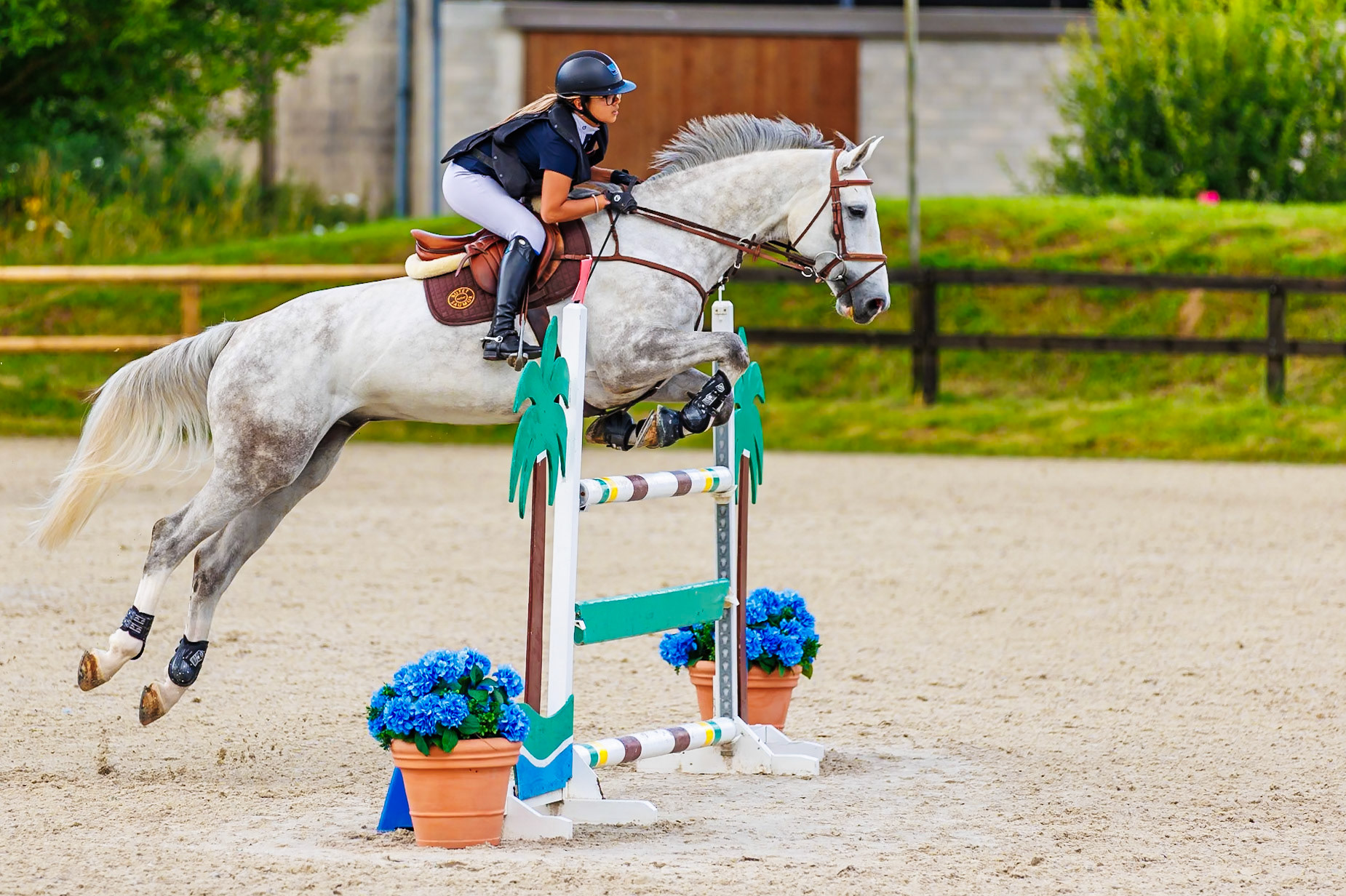 13 juillet 2024 / Haras de Liverdy-en-Brie / Seine-et-Marne / Saut d'obstacles Amateur 1  Grand Prix (1.20 m)