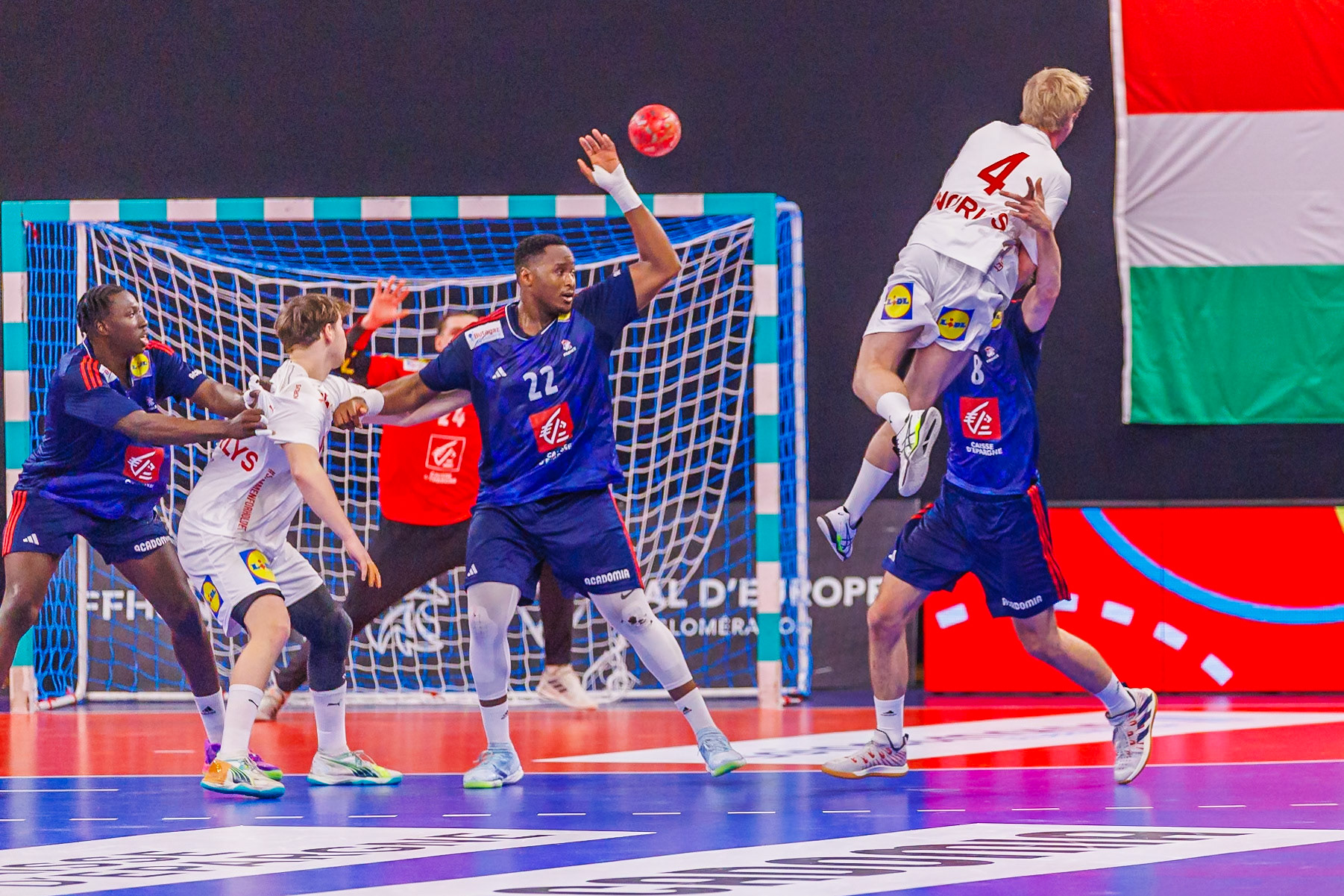 Tiby handball, France VS Danemark 86
