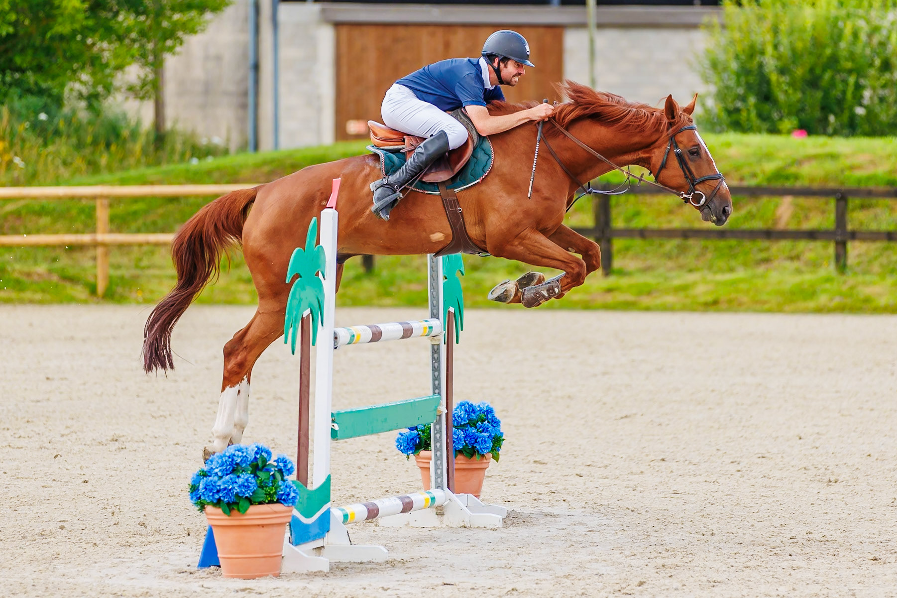 13 juillet 2024 / Haras de Liverdy-en-Brie / Seine-et-Marne / Saut d'obstacles Amateur 1  Grand Prix (1.20 m)