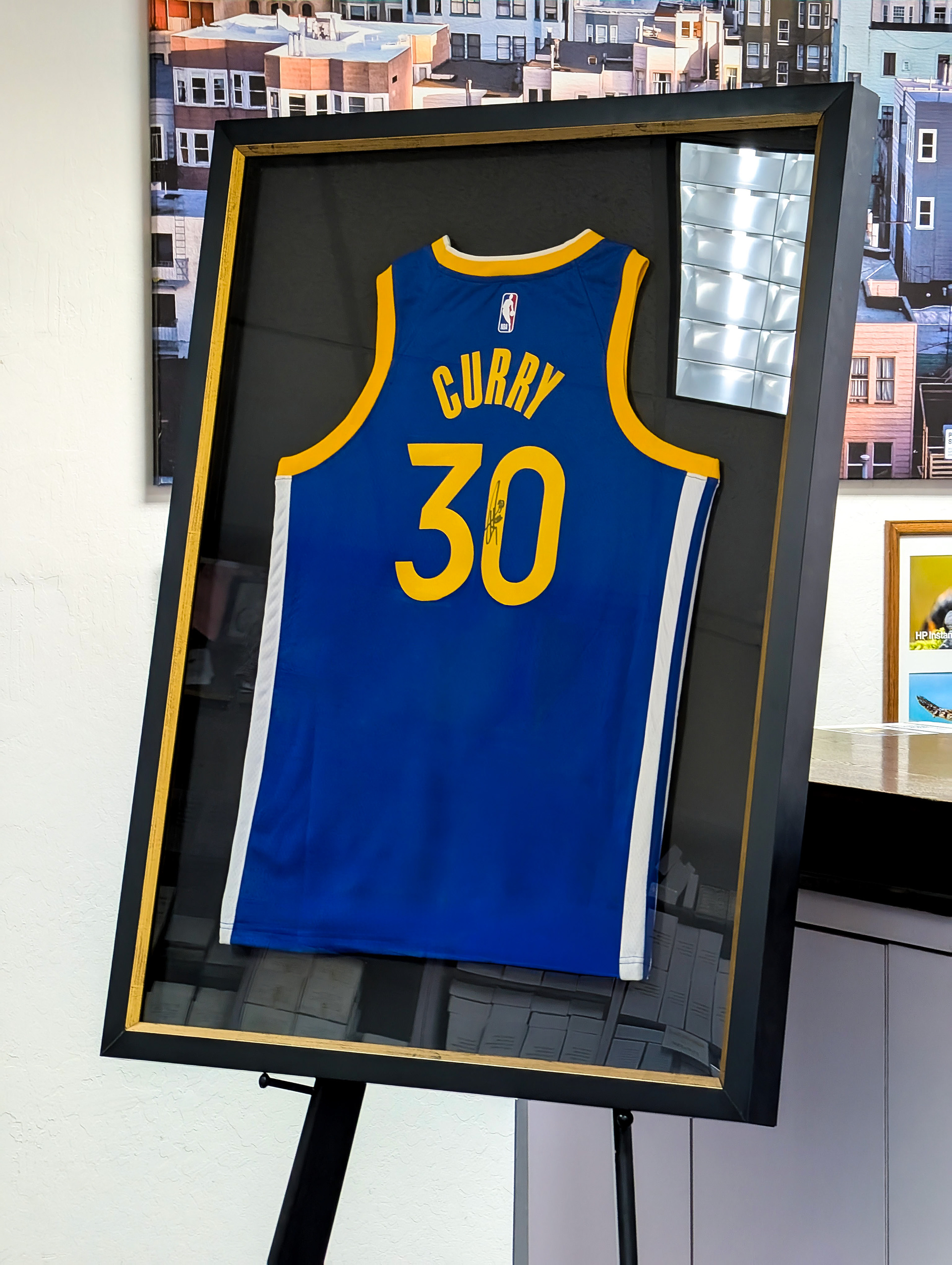 Signed Steph Curry Jersey