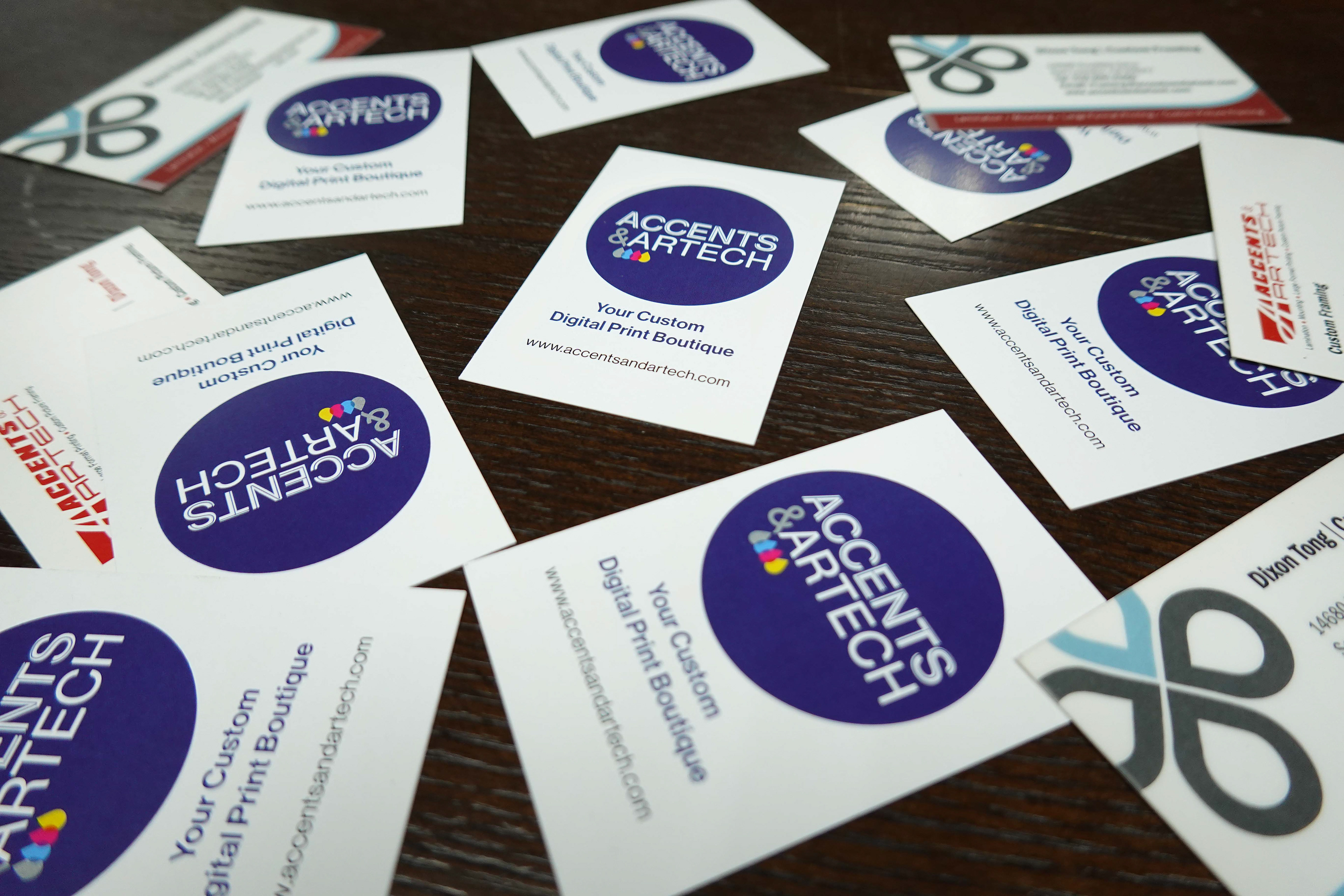 Business Card Spread