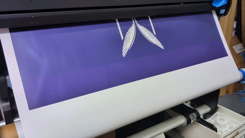 Retractable Banner Print Timelapse 