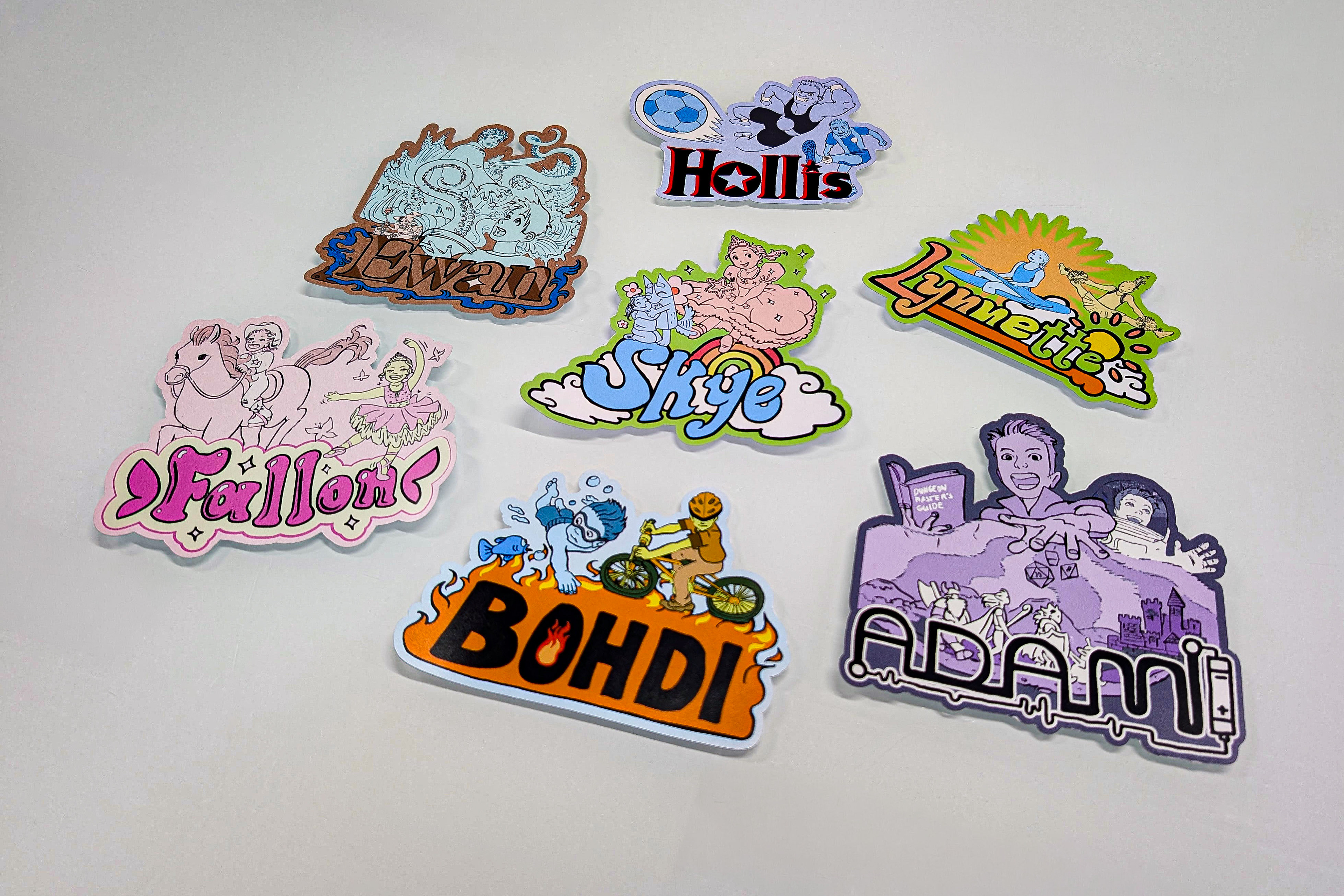 Custom Die Cut Stickers Vinyl