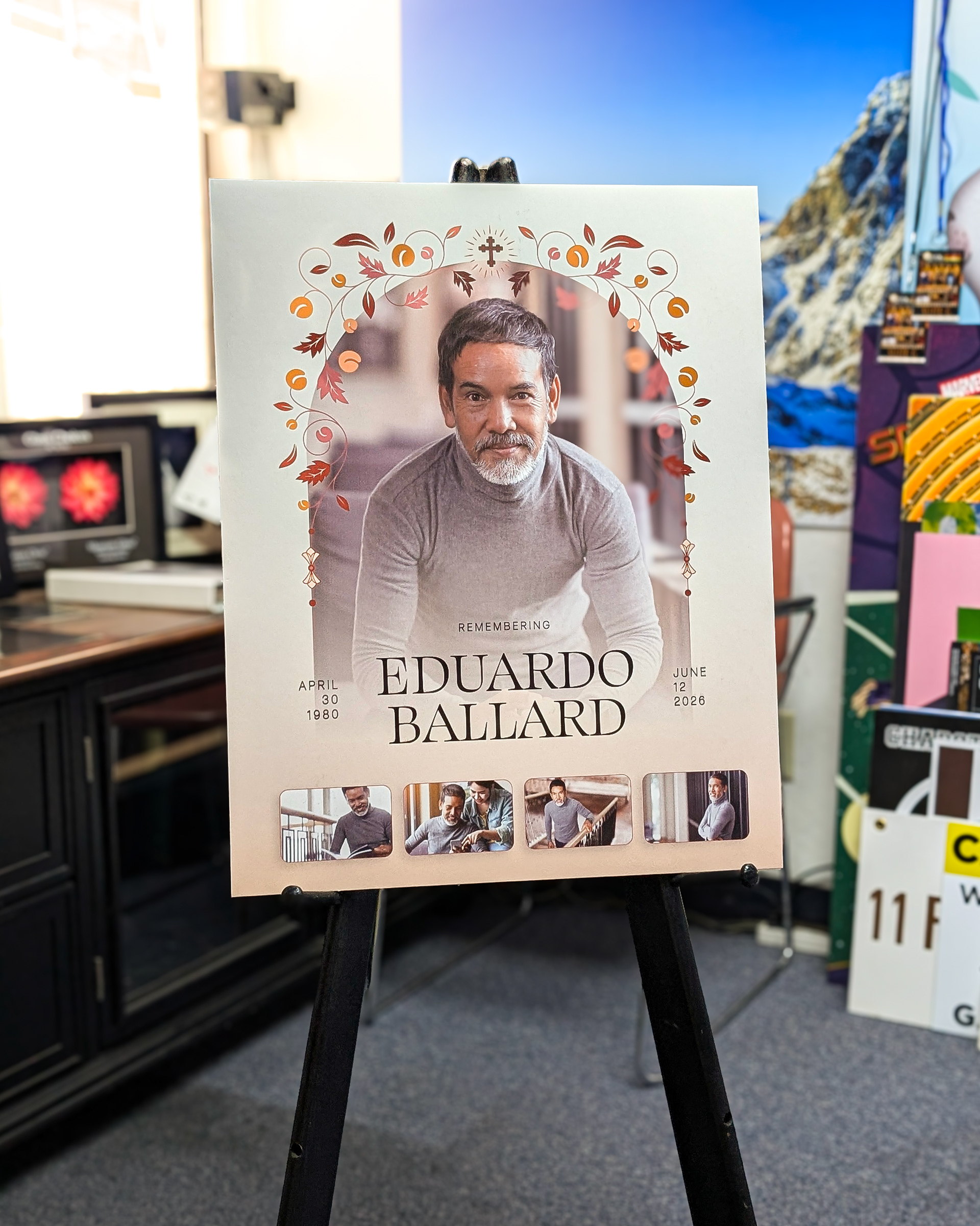 Funeral Poster Board