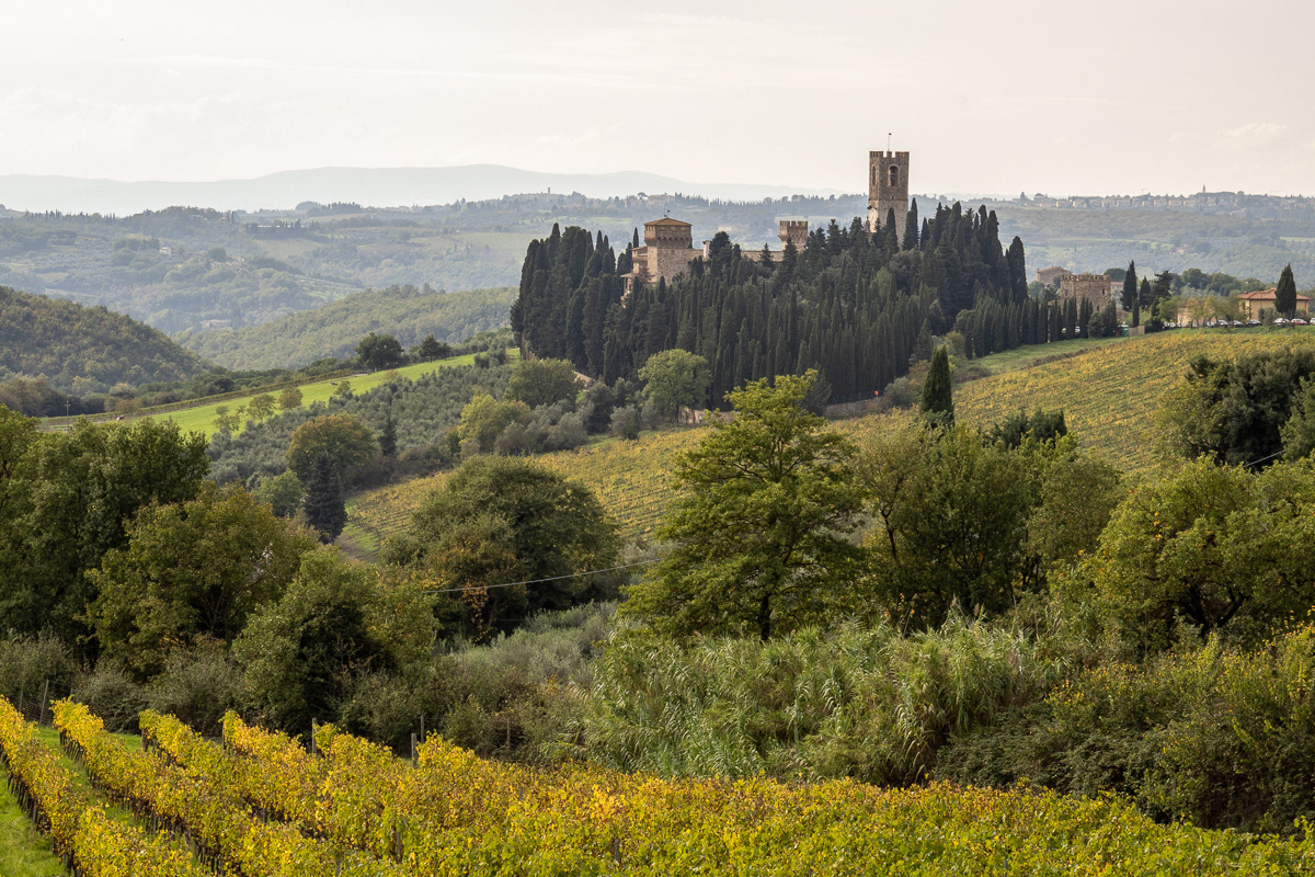 Badda a Passignano, a hill town