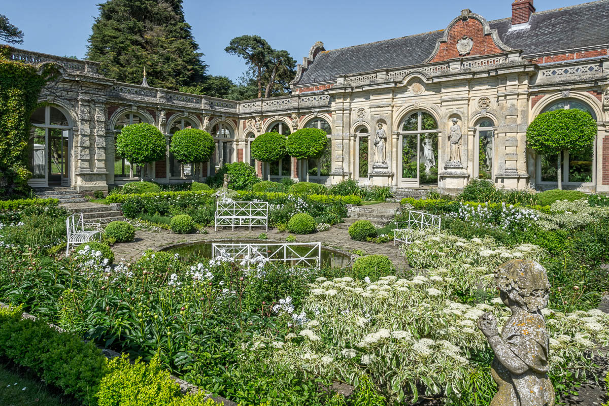 The White Garden at Somerleyton Hall