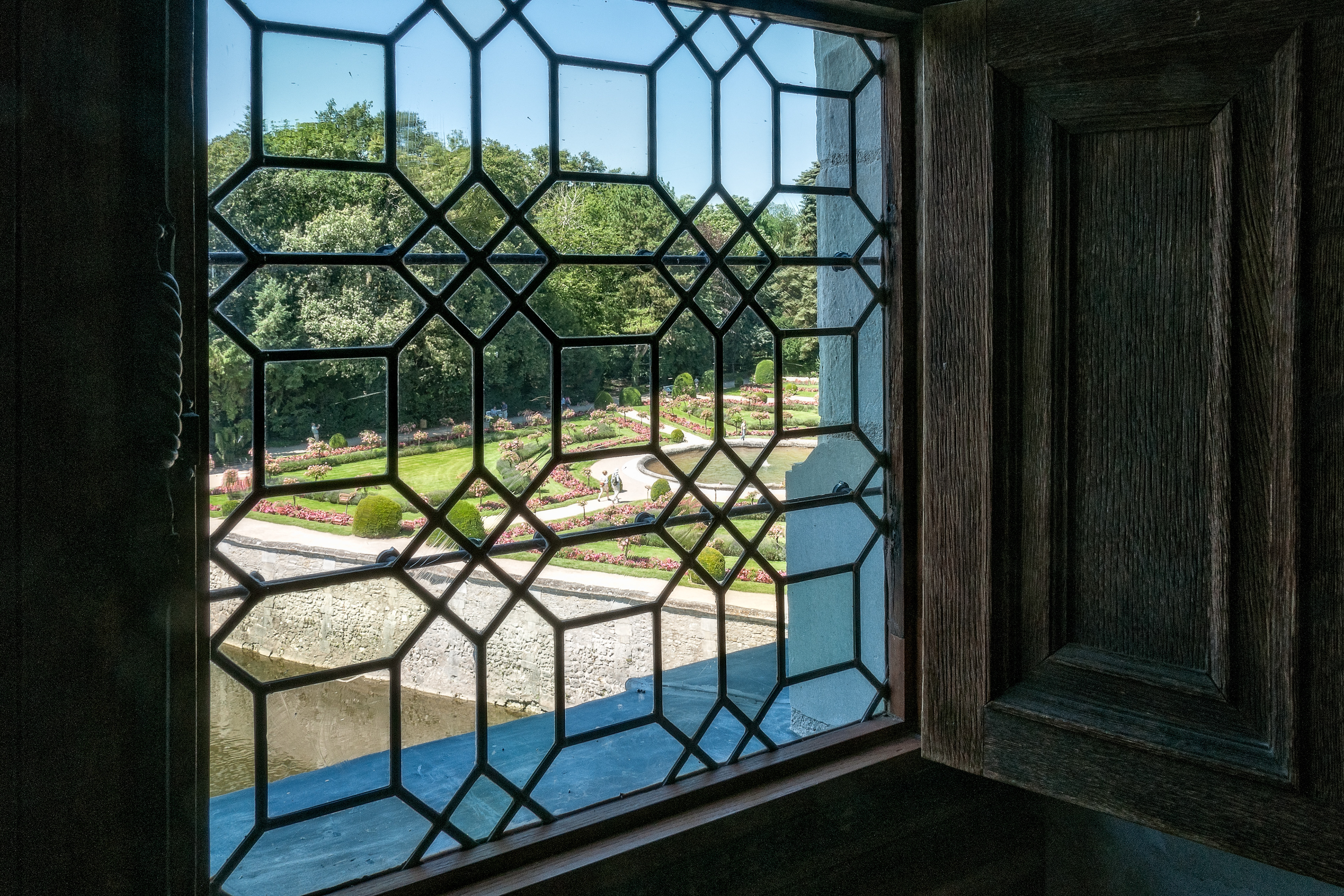 View to the Garden of Catherine de' Medici, Chateaau de Chenonceau