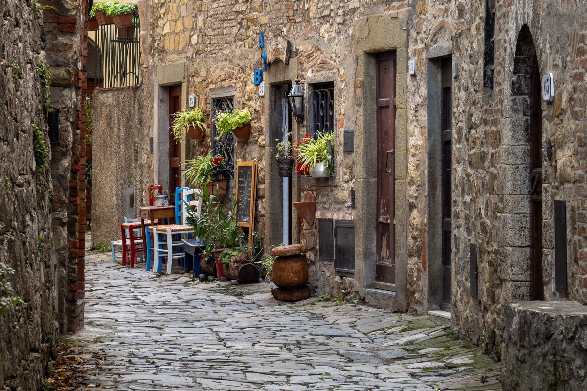 Montefioralle, a hill town
