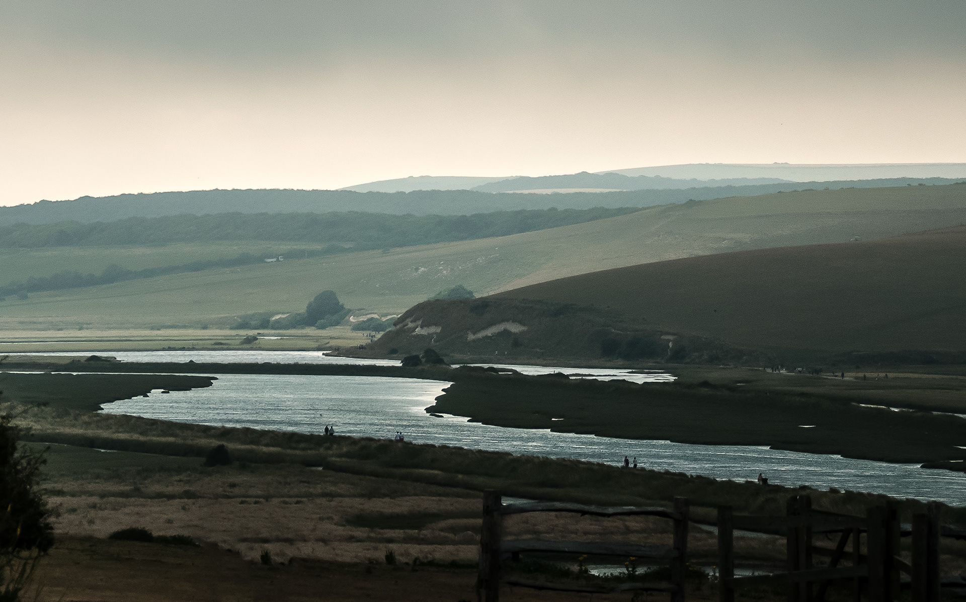 The Cuckmere estuary, East Sussex
