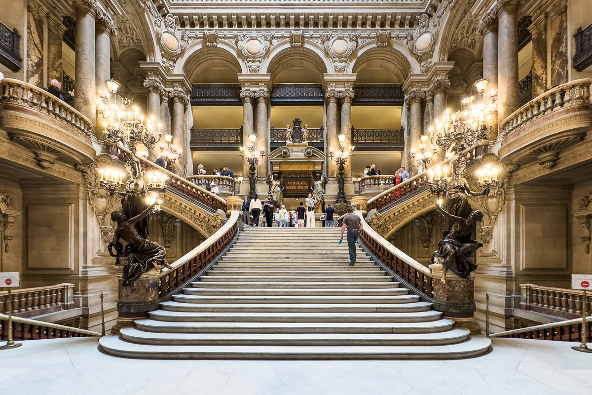 The Palais Garnier Opera House. The Phantom was nowhere to be found.