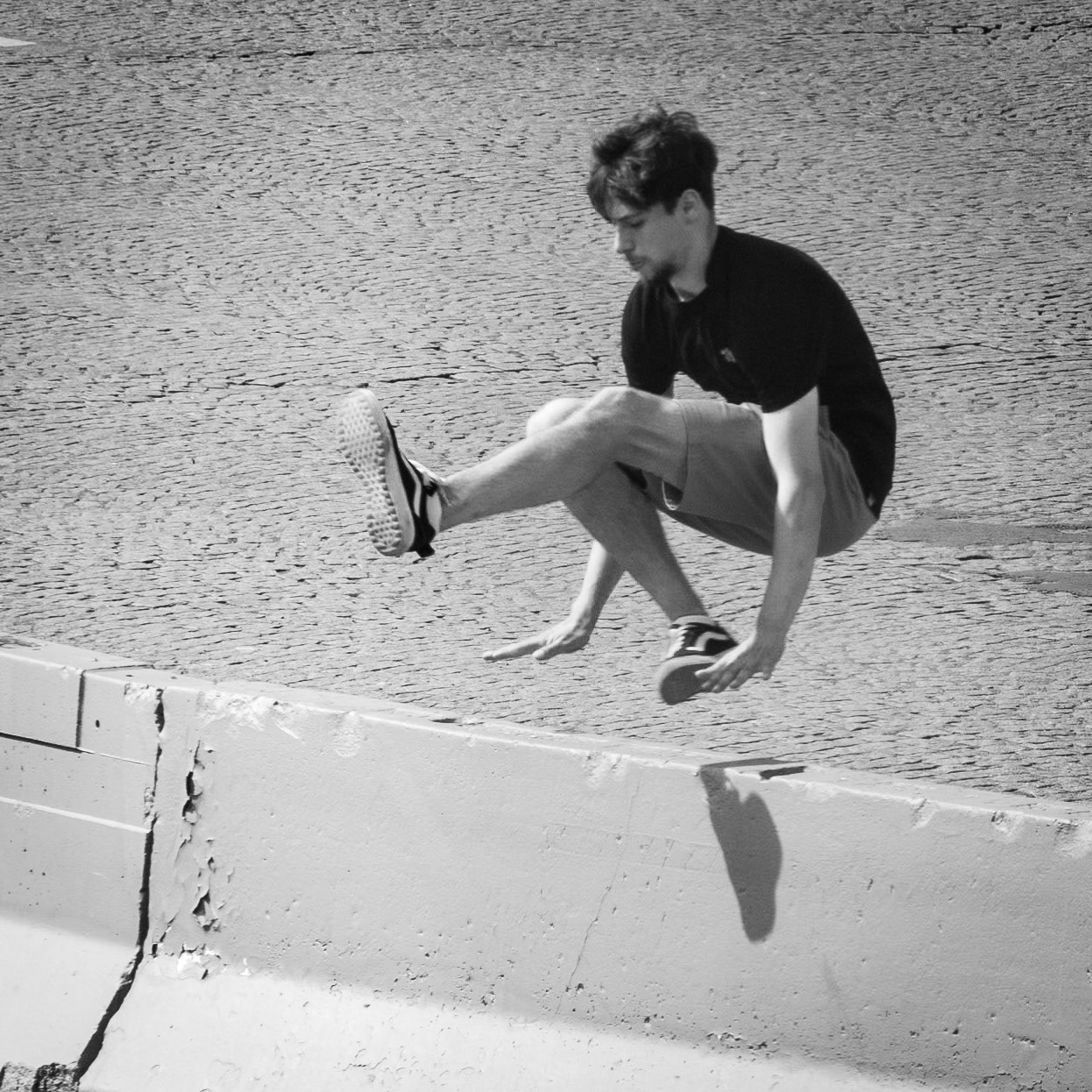 Practicing for the next Olympic, Place de la Concorde