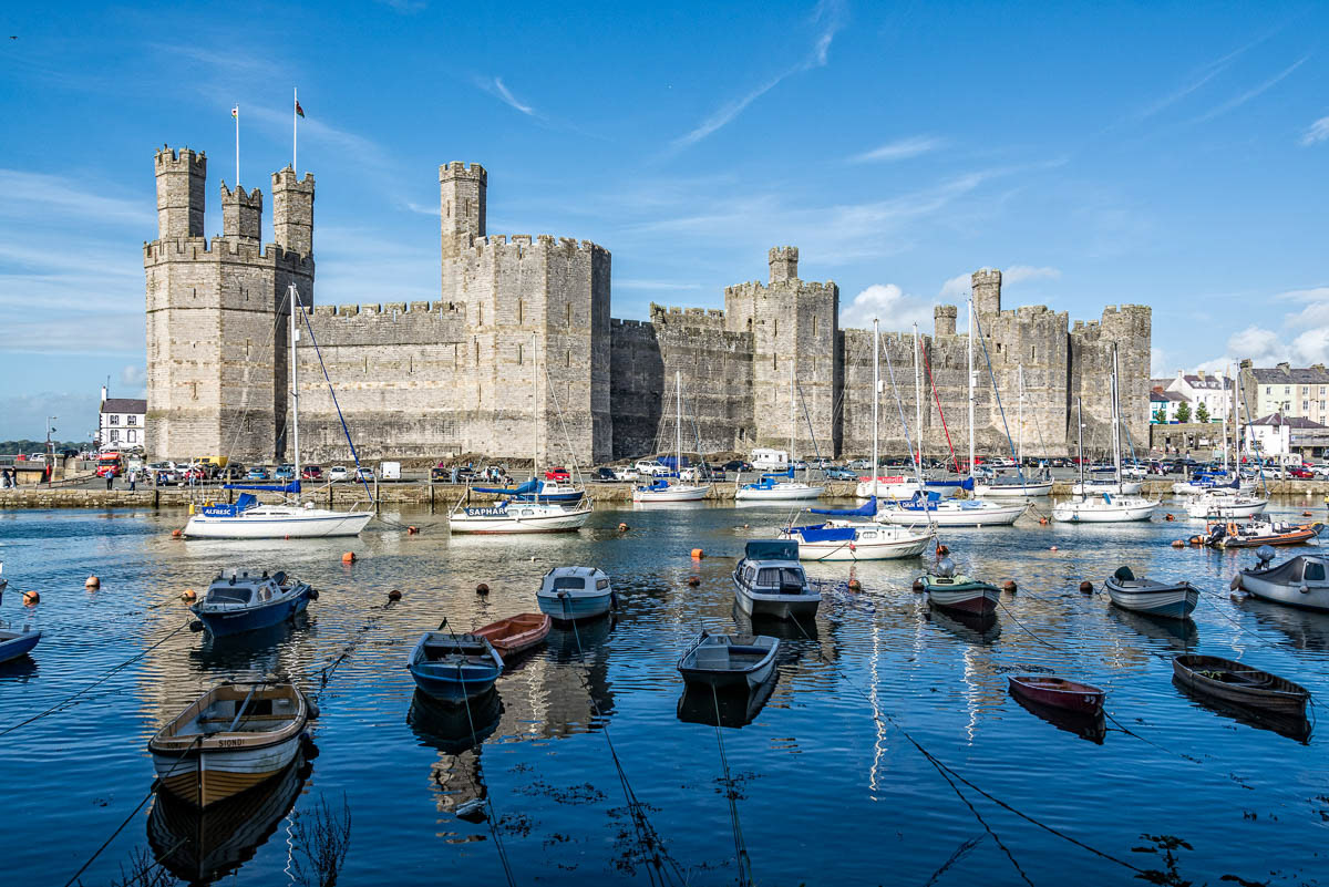 Caernarfon Castle, Gwynedd, Wales