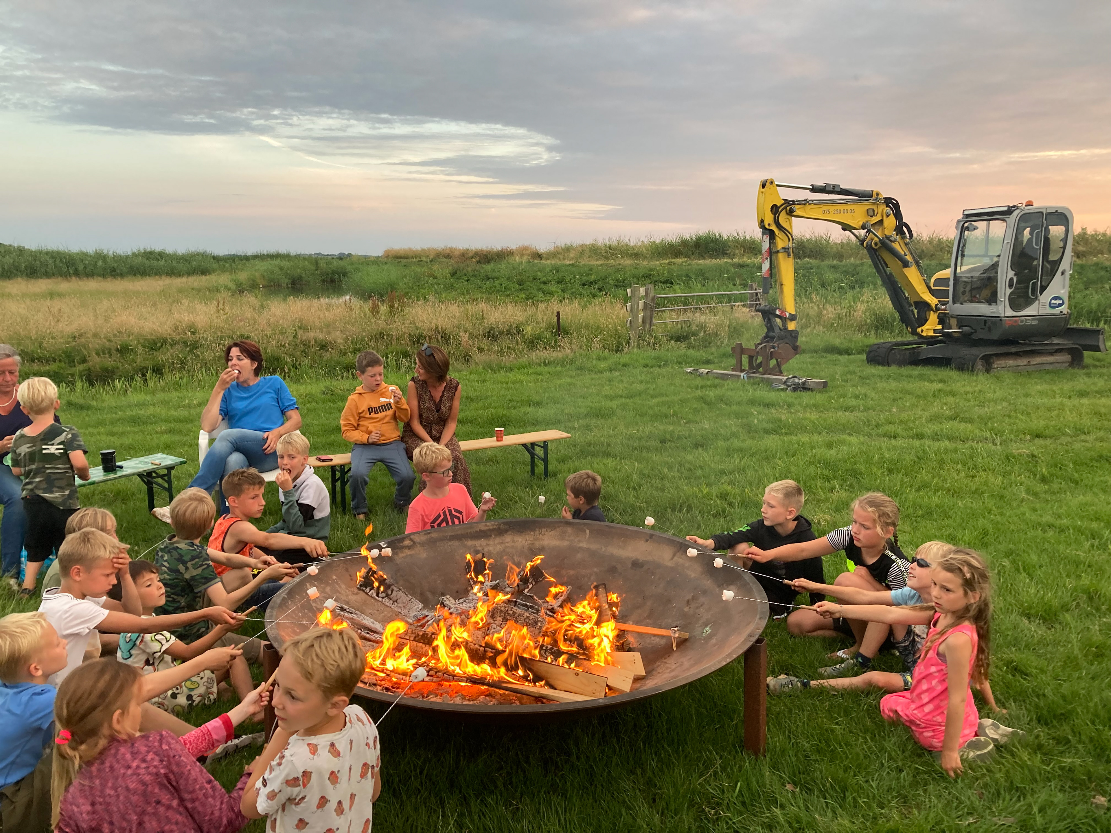 Kampeernacht in de polder