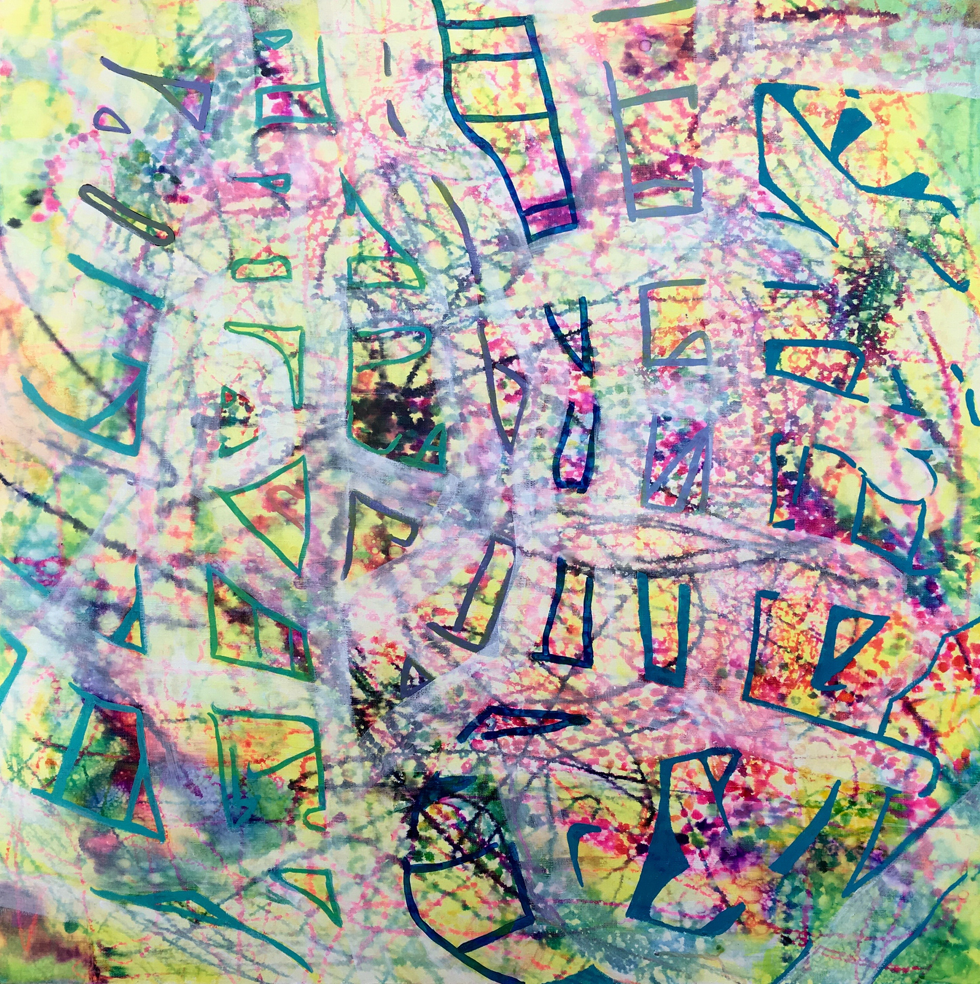 《layer》 アクリル・キャンバス 910×910㎜