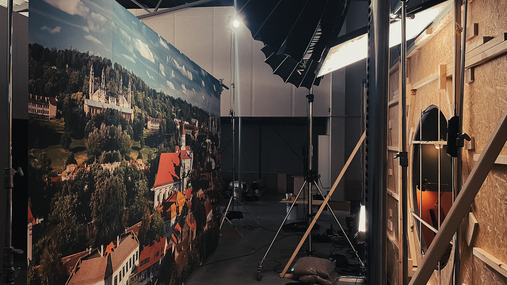 Edukacinės vaikų laidos Detektyw Literka filmavimas