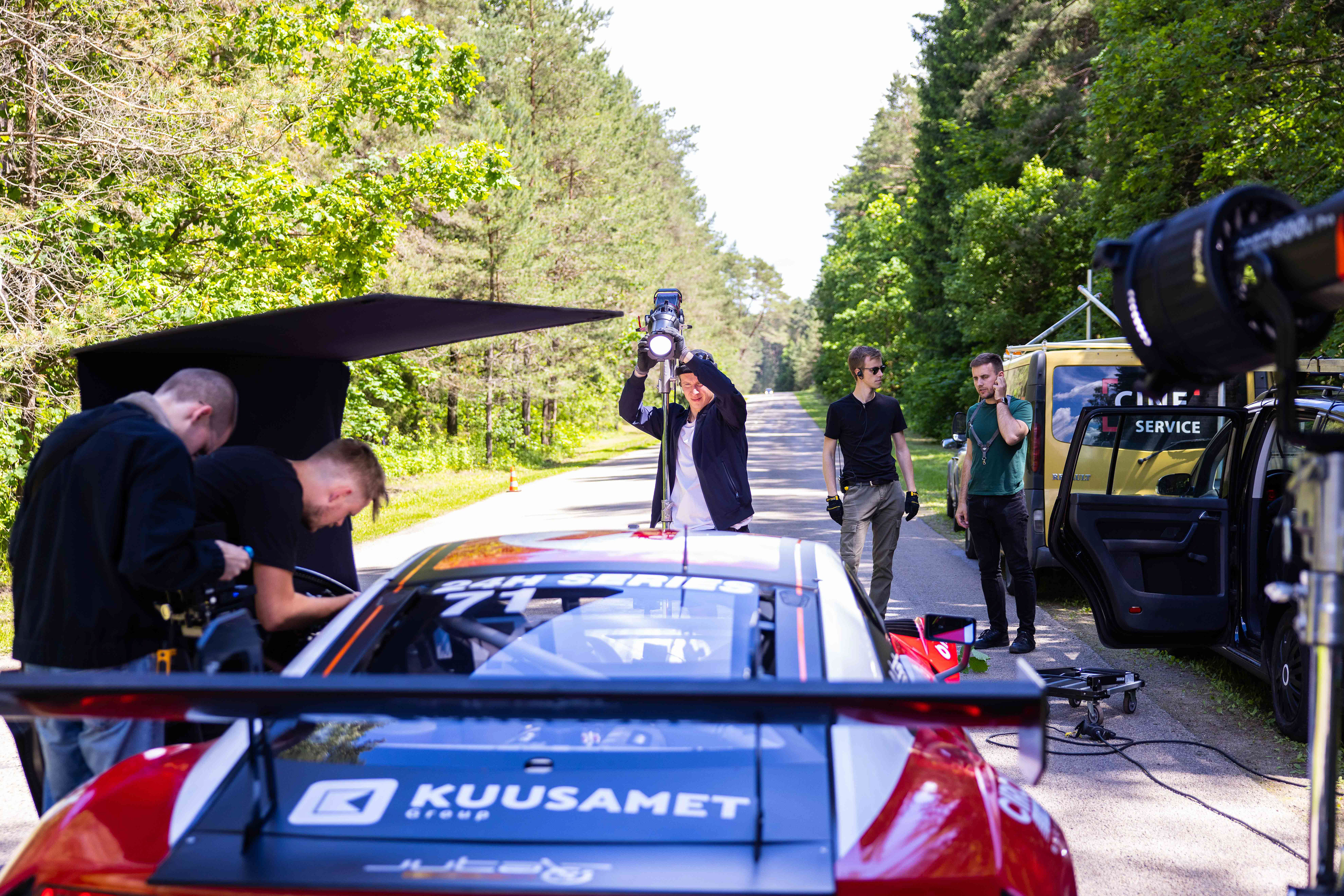 "Circle K" Reklamos filmavimas